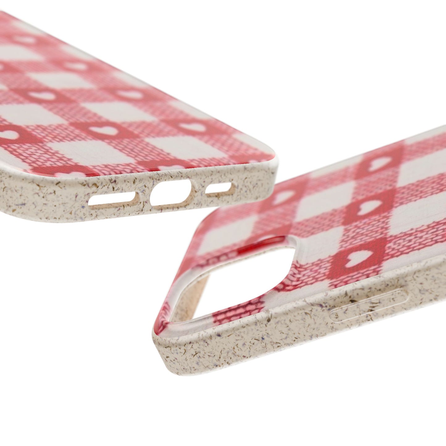 Heart Checkered Biodegradable