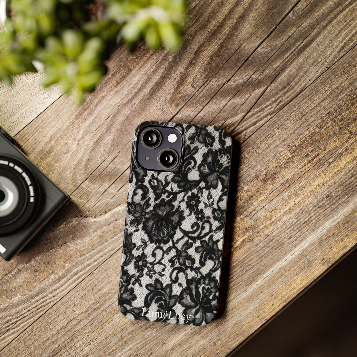 Elegant Floral Lace Slim Phone Cases, Stylish Accessories for Her, Chic Gift for Birthdays, Weddings, Fashionable Tech Gear