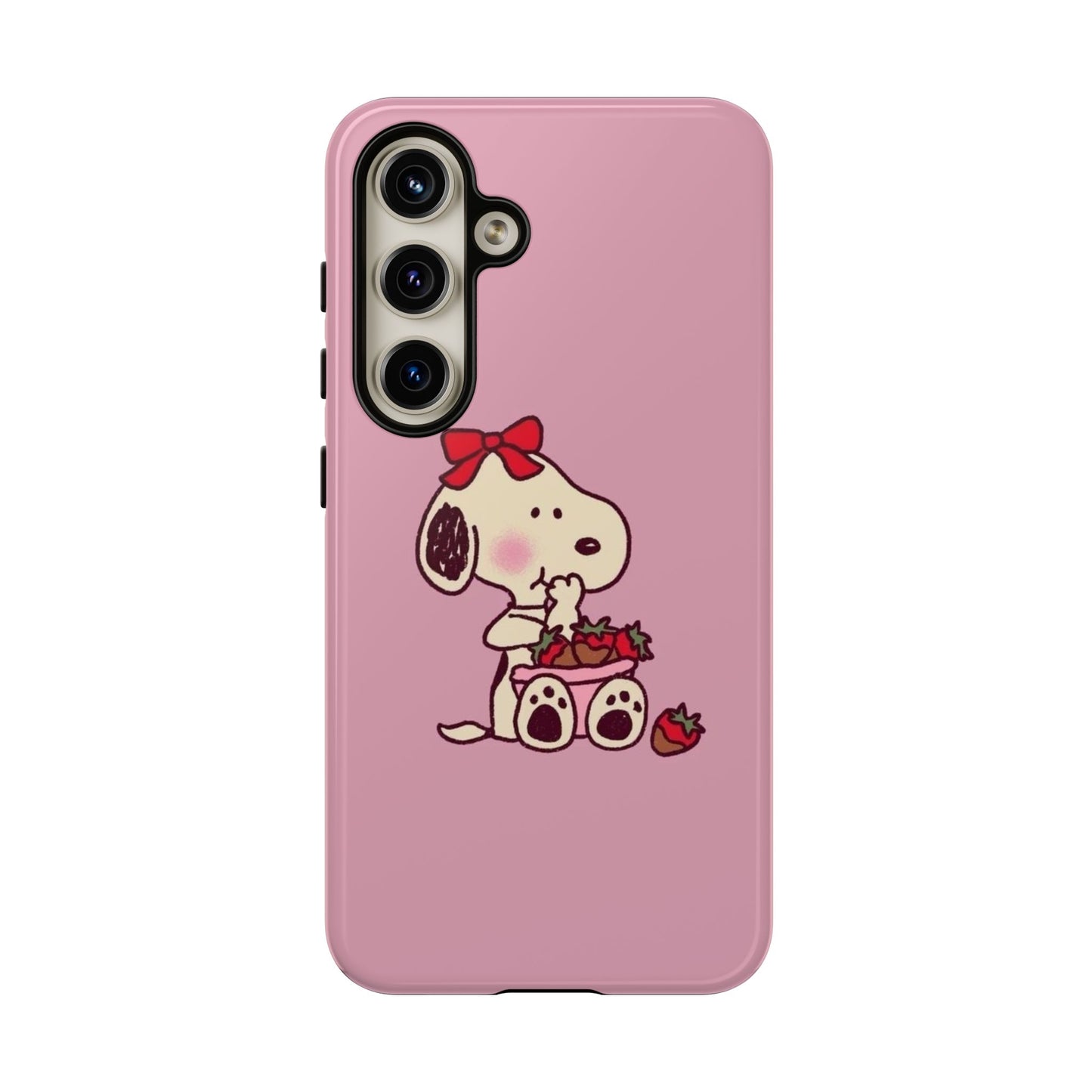 Snoopy eating strawberries 🍓