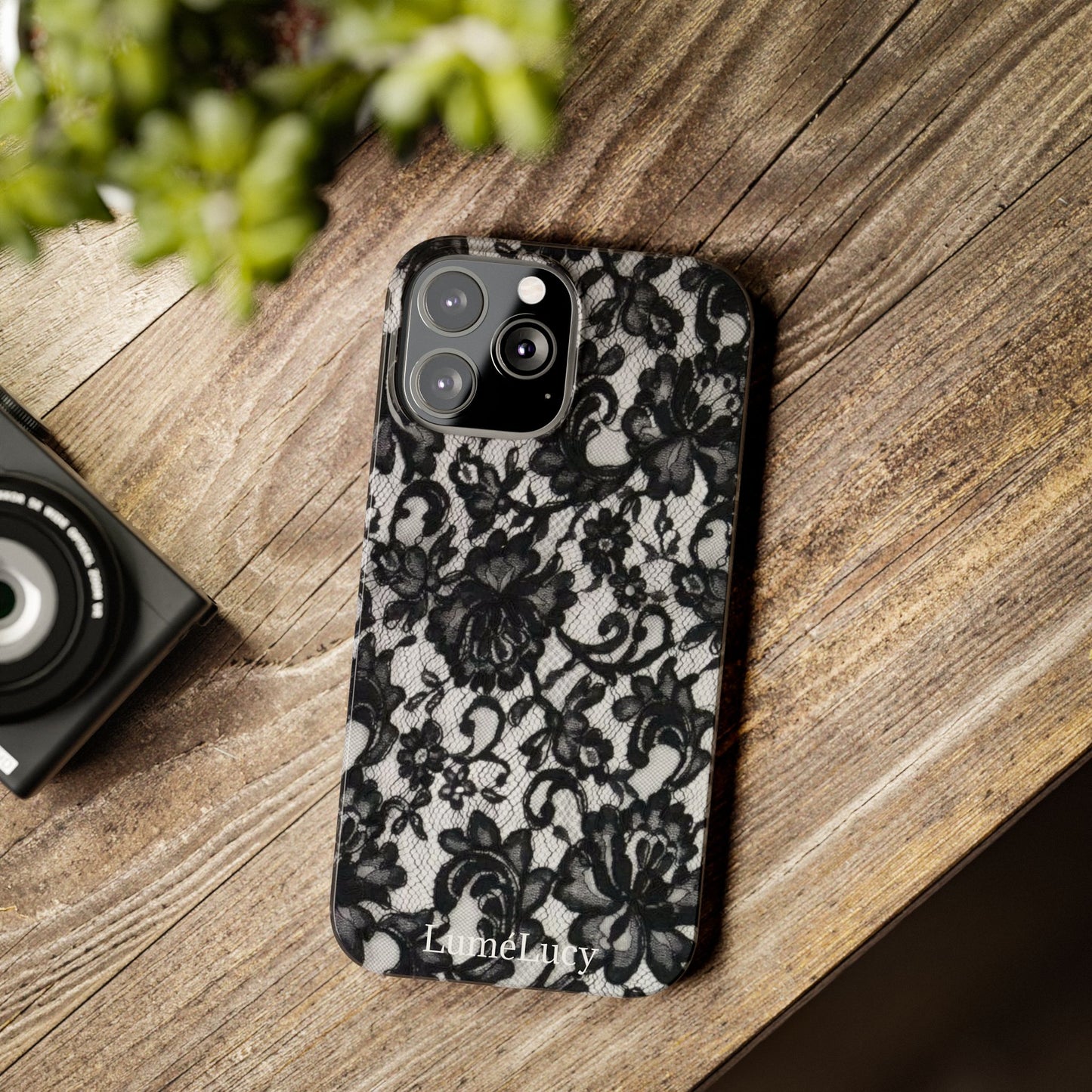 Elegant Floral Lace Slim Phone Cases, Stylish Accessories for Her, Chic Gift for Birthdays, Weddings, Fashionable Tech Gear