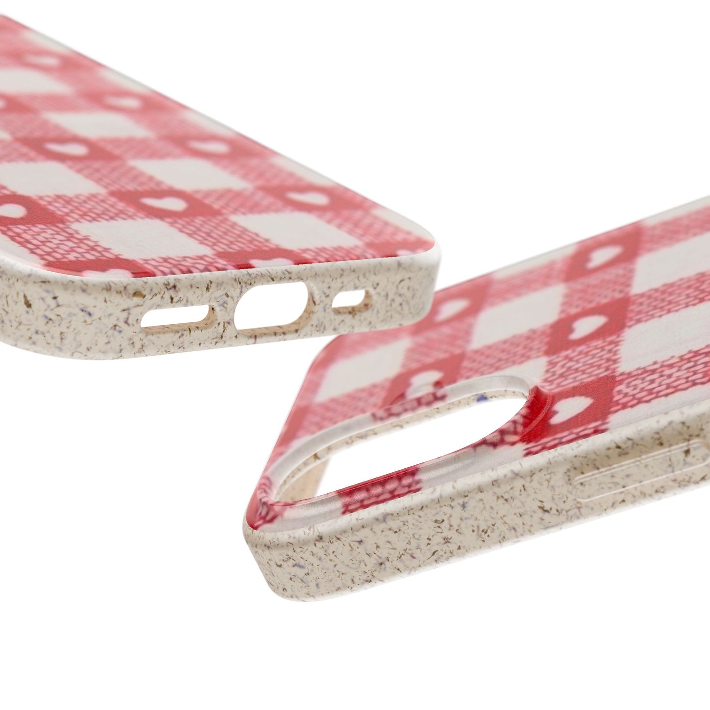 Heart Checkered Biodegradable