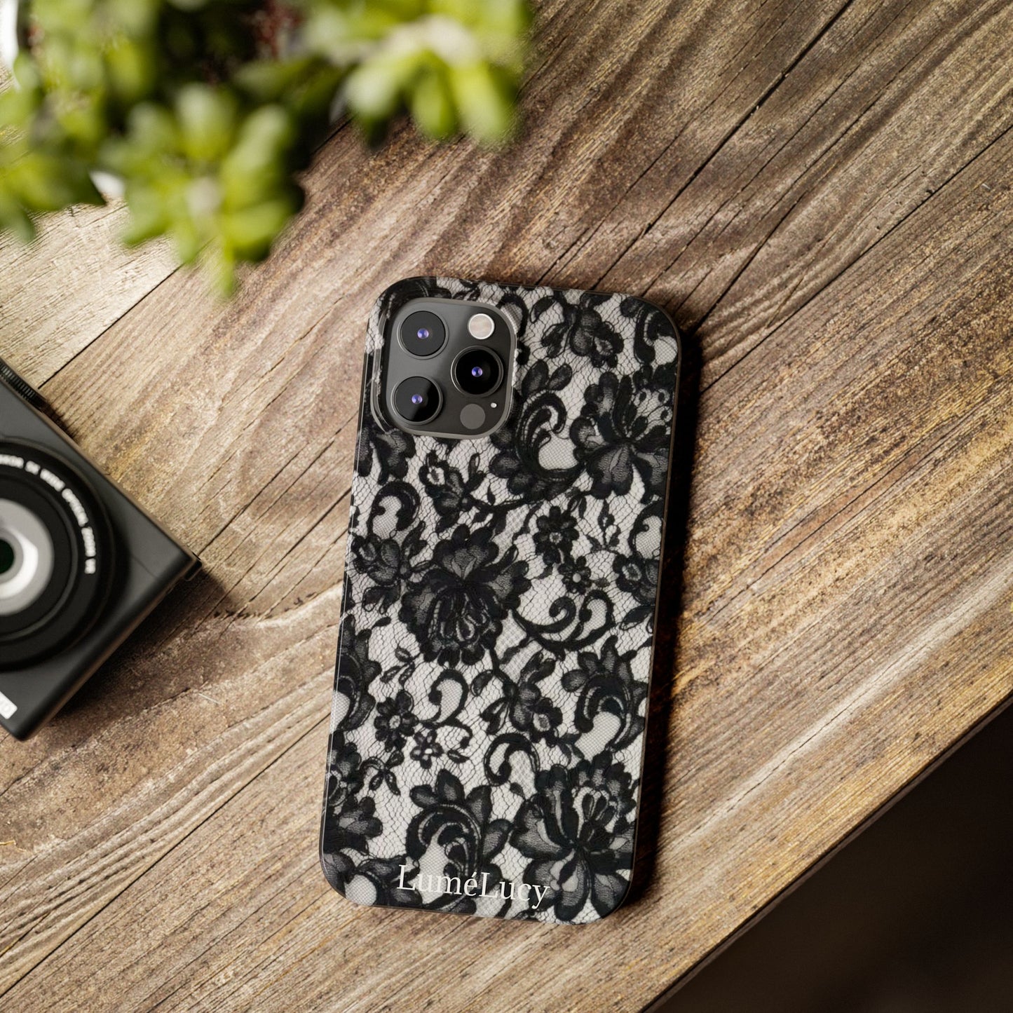 Elegant Floral Lace Slim Phone Cases, Stylish Accessories for Her, Chic Gift for Birthdays, Weddings, Fashionable Tech Gear