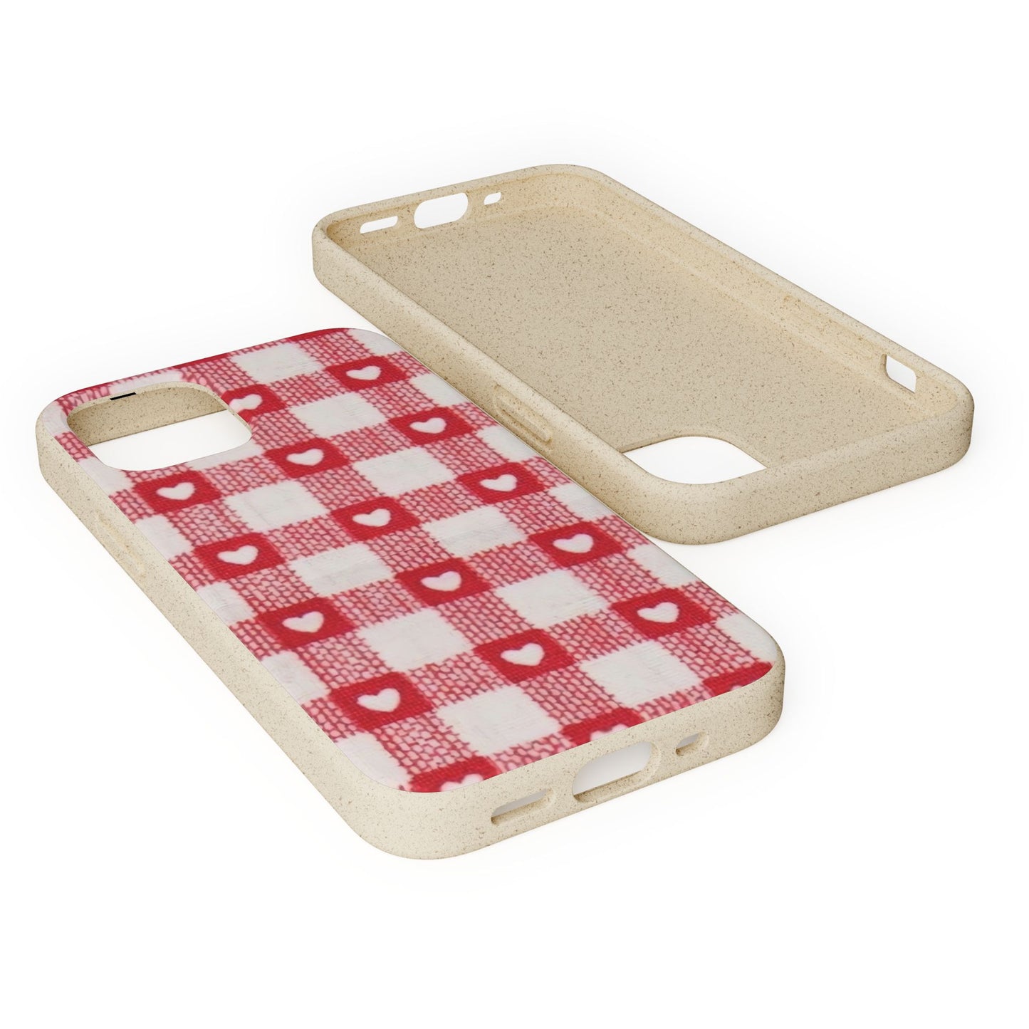 Heart Checkered Biodegradable
