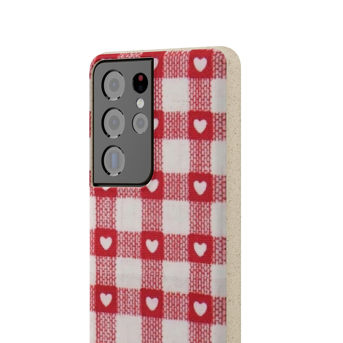 Heart Checkered Biodegradable