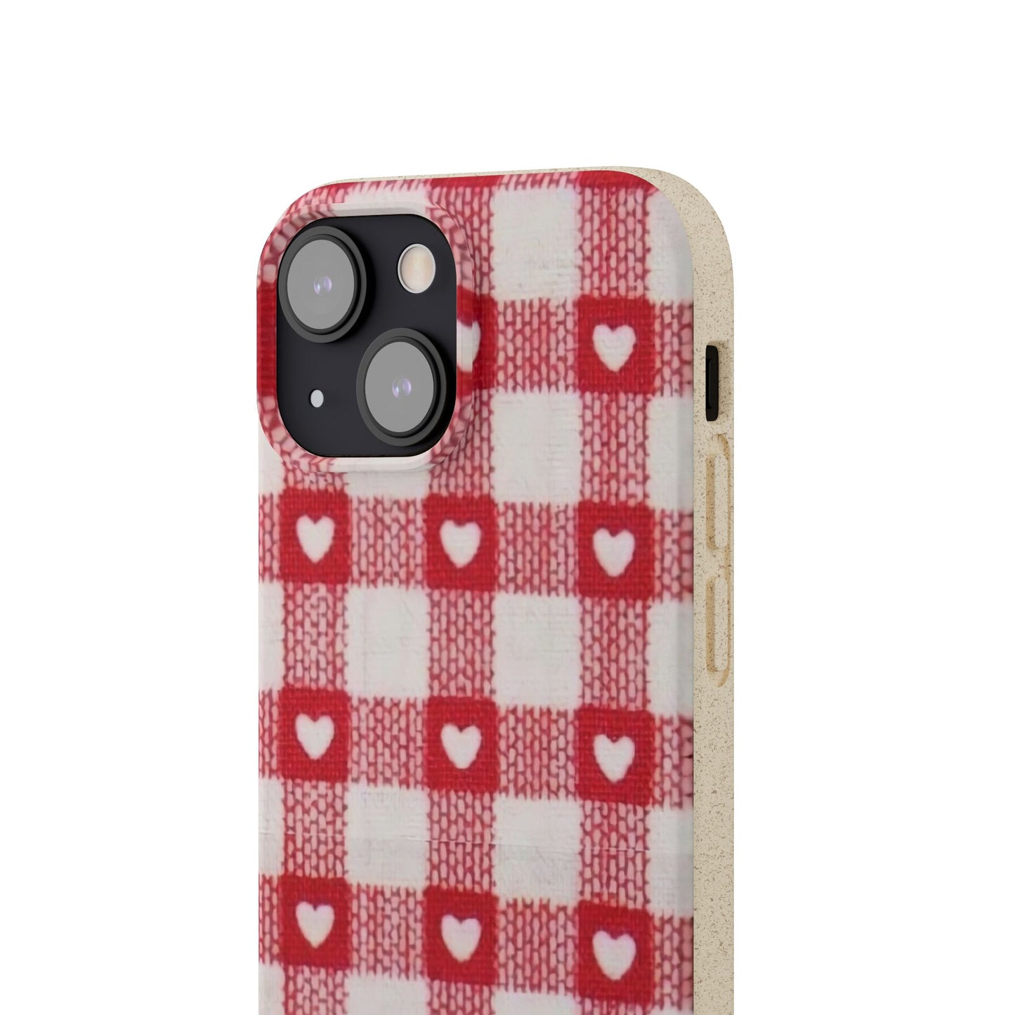 Heart Checkered Biodegradable
