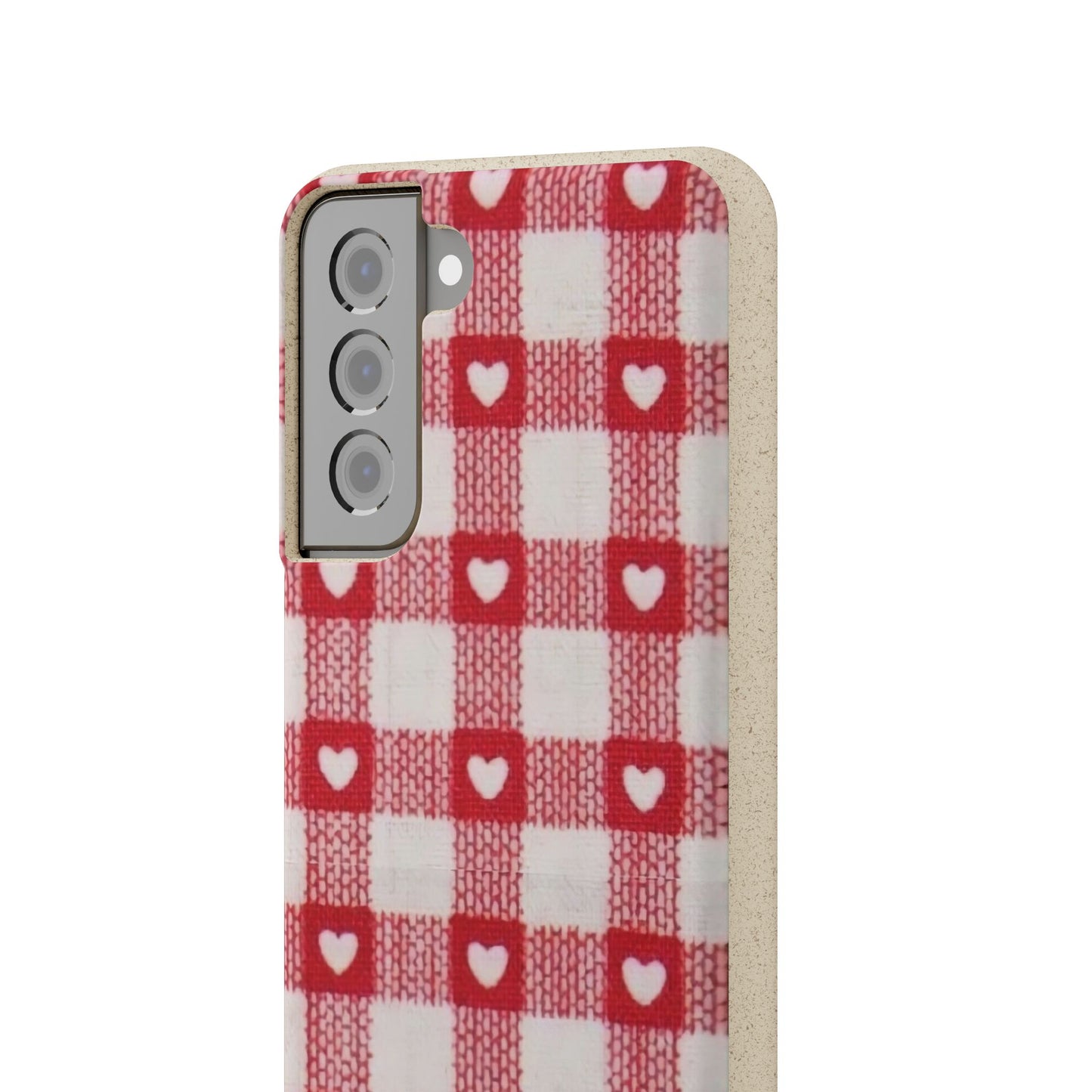 Heart Checkered Biodegradable