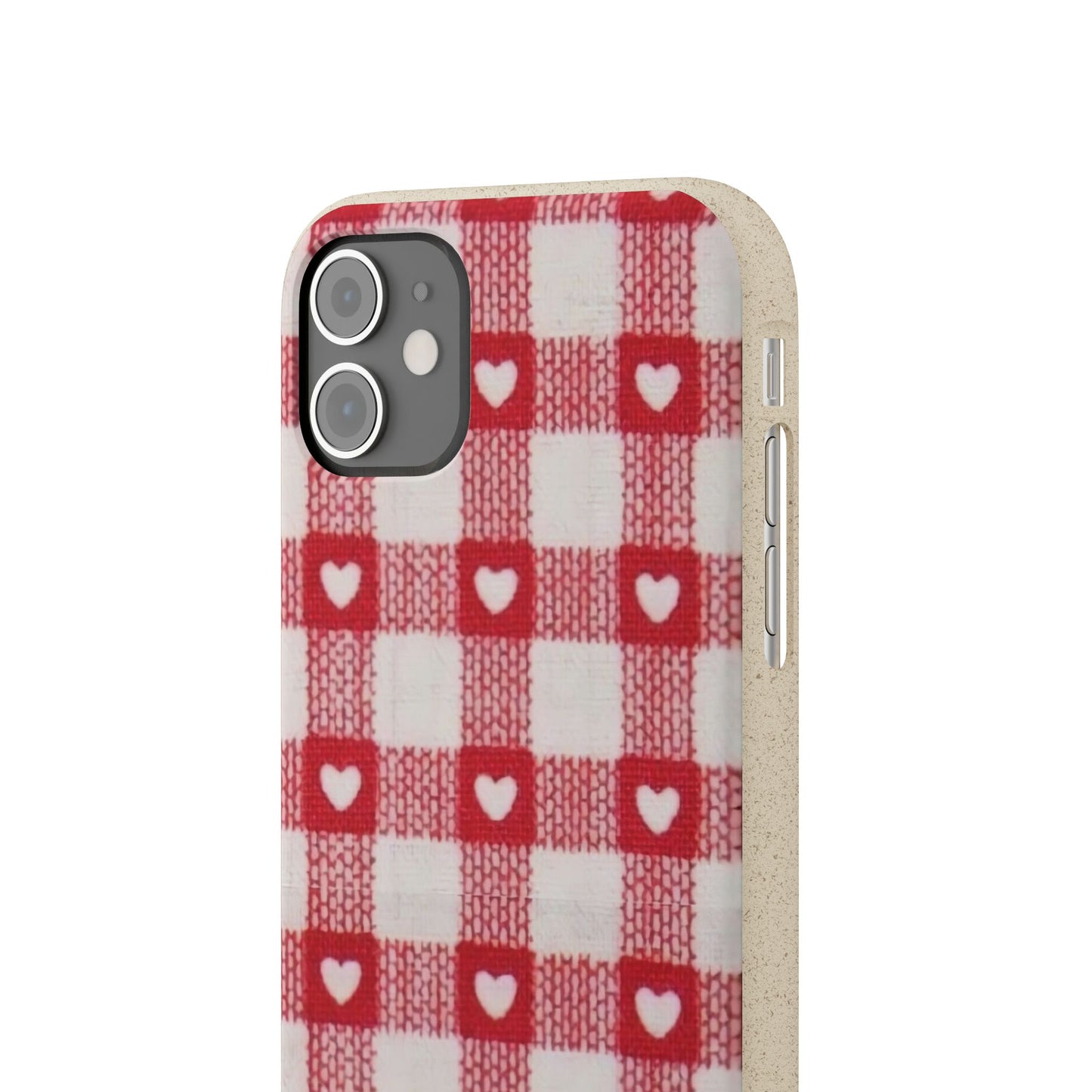 Heart Checkered Biodegradable