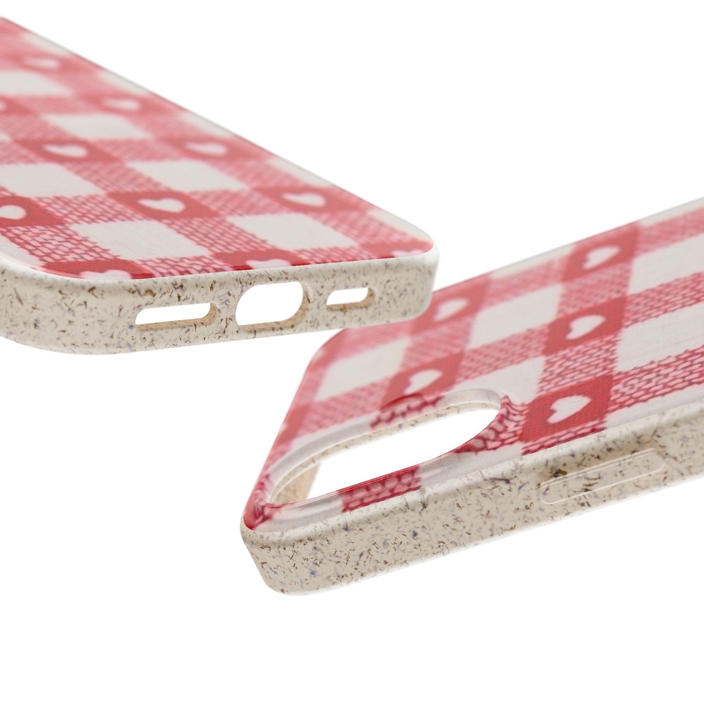 Heart Checkered Biodegradable