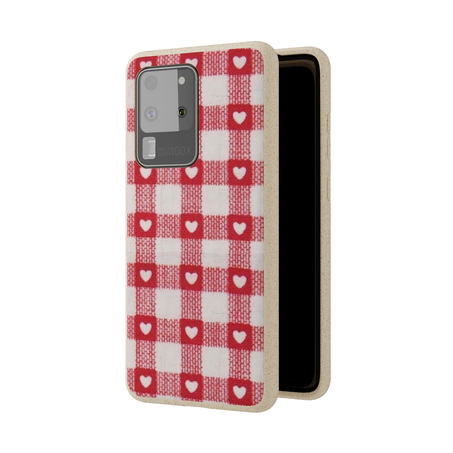 Heart Checkered Biodegradable