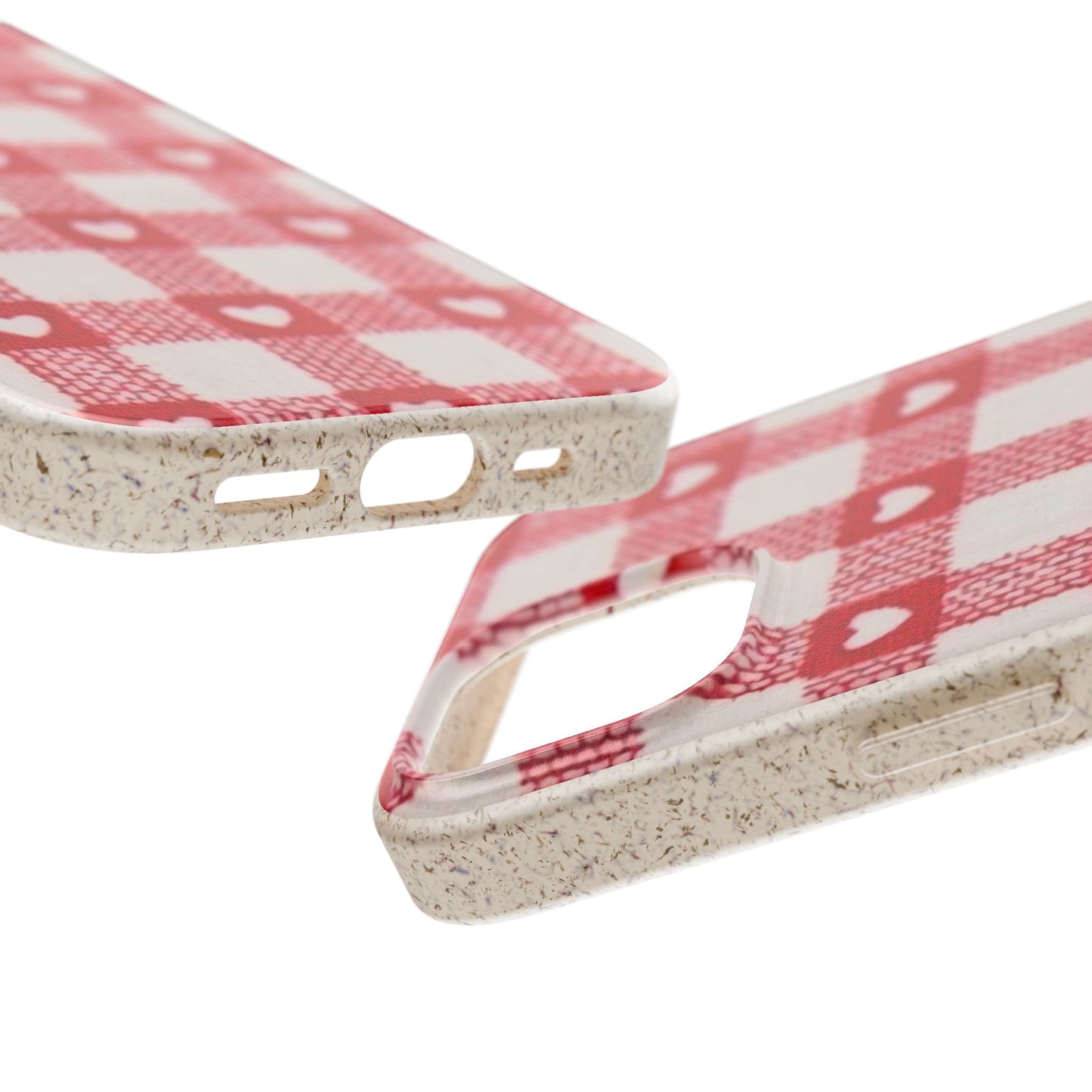 Heart Checkered Biodegradable