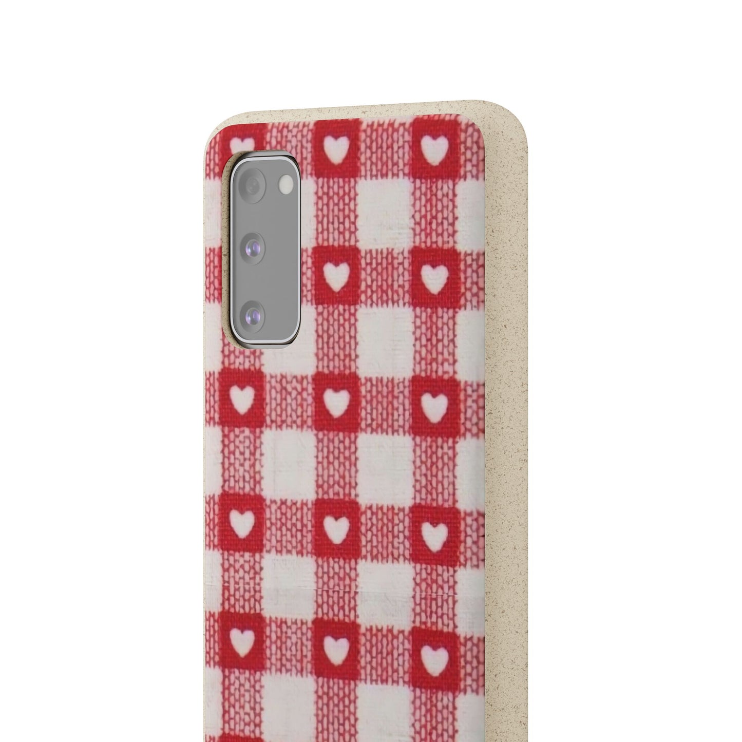 Heart Checkered Biodegradable