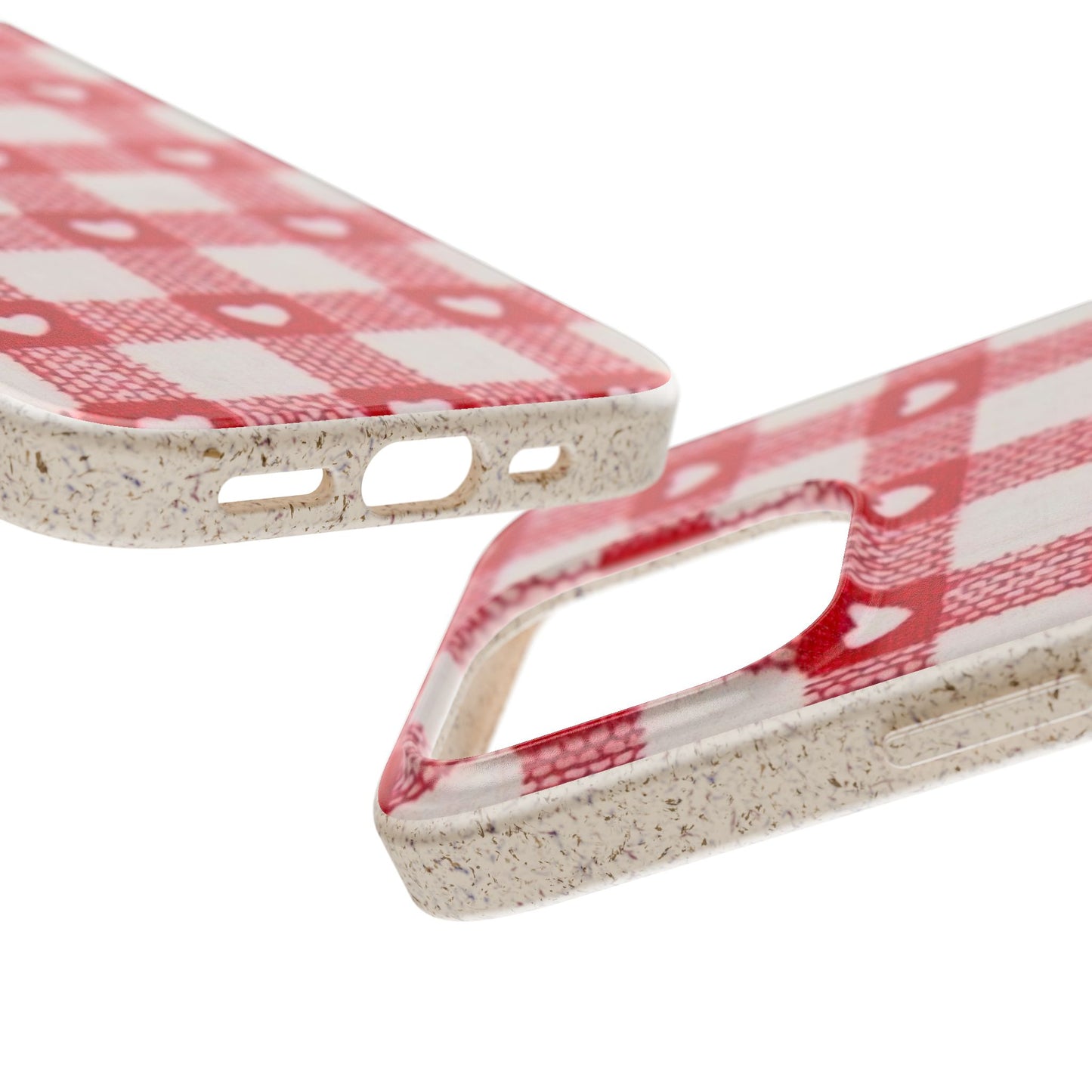 Heart Checkered Biodegradable