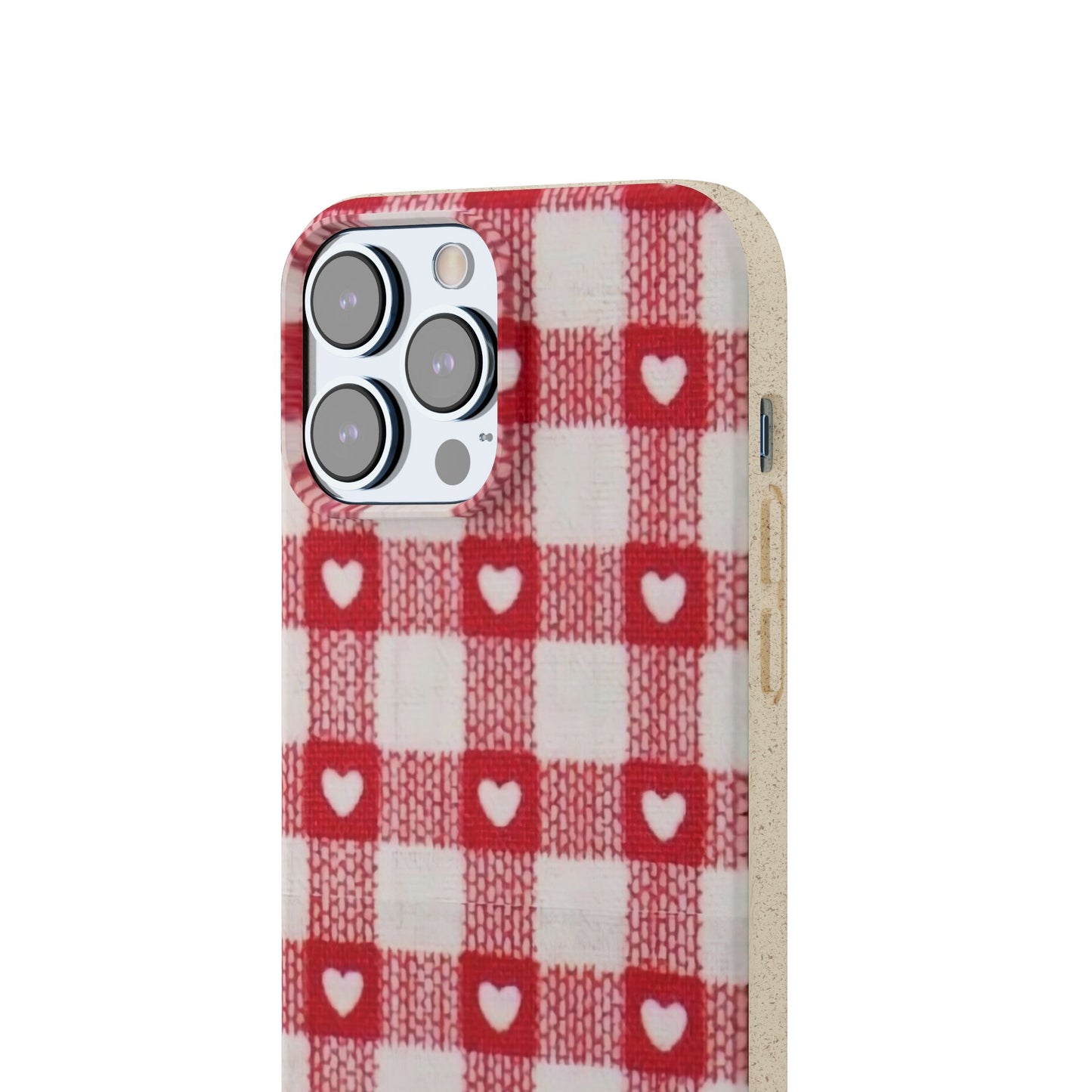 Heart Checkered Biodegradable