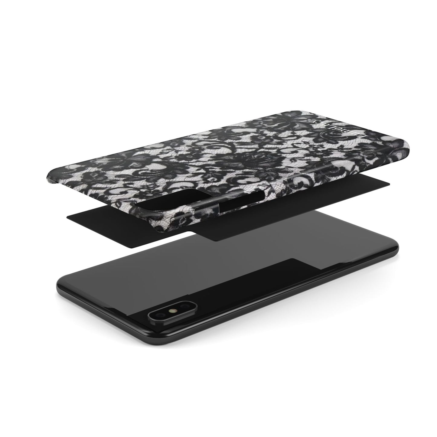 Elegant Floral Lace Slim Phone Cases, Stylish Accessories for Her, Chic Gift for Birthdays, Weddings, Fashionable Tech Gear