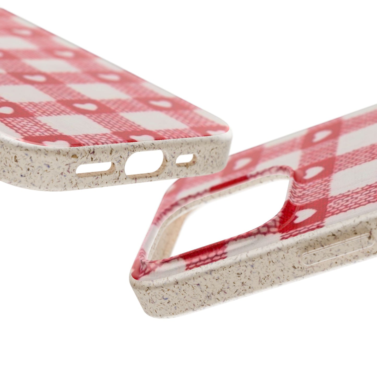 Heart Checkered Biodegradable