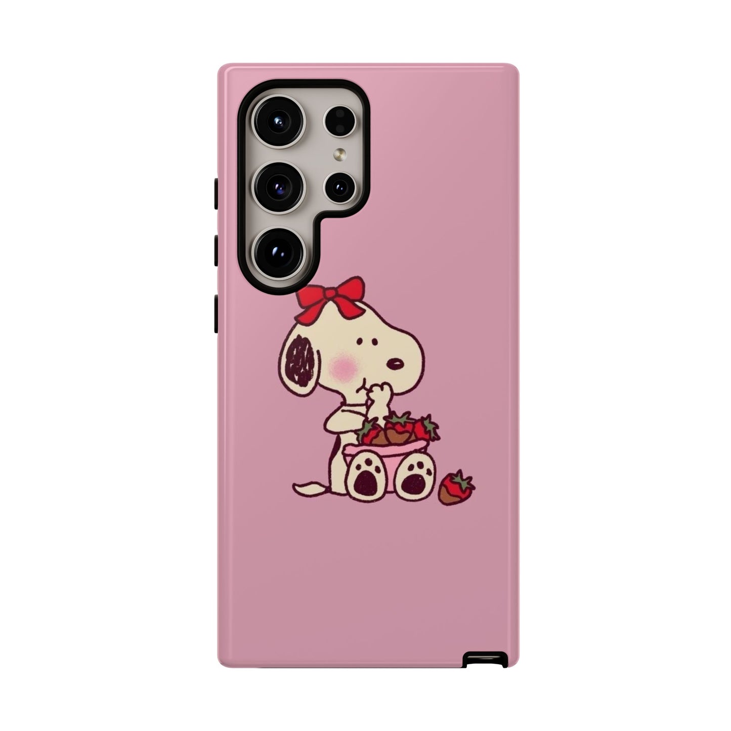Snoopy eating strawberries 🍓