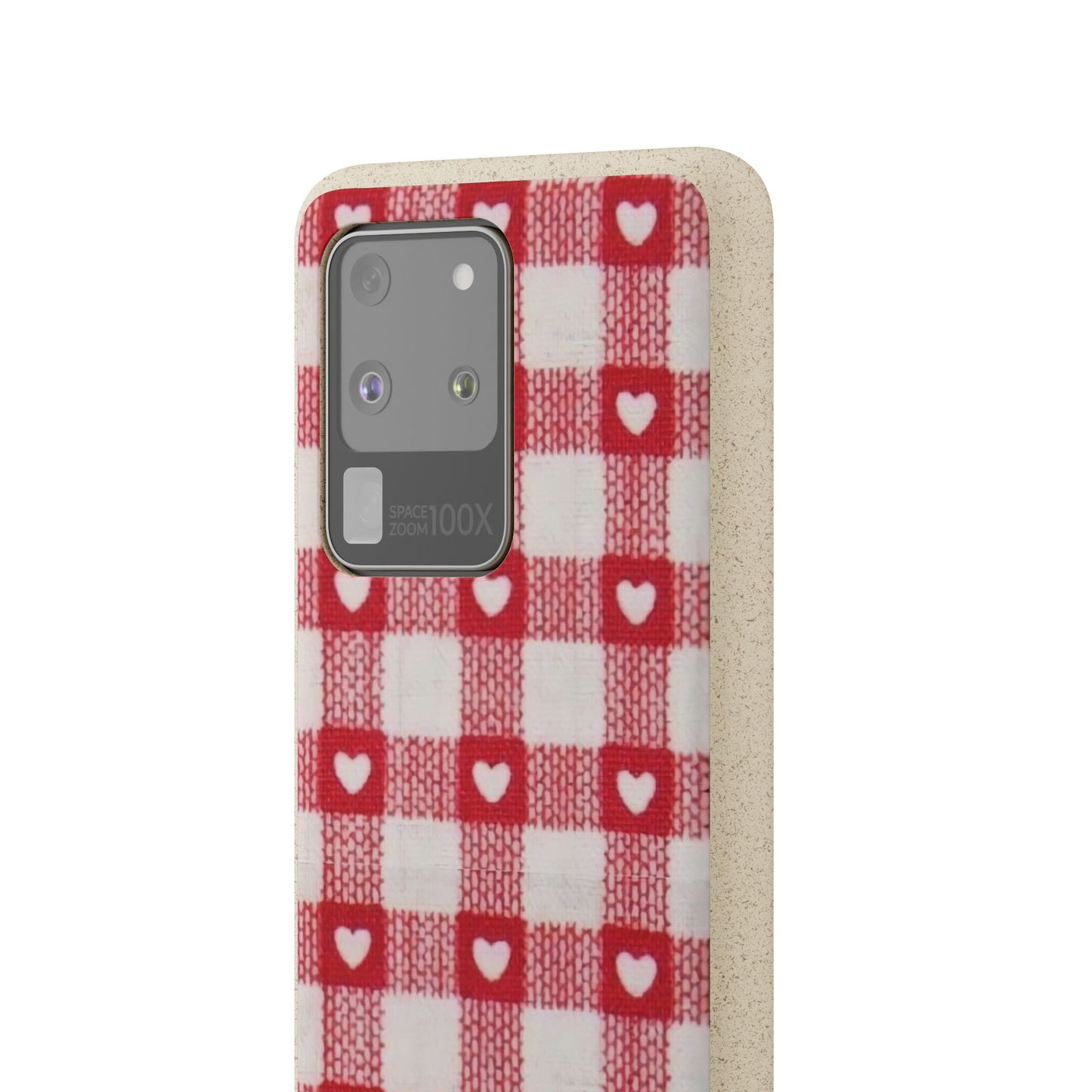 Heart Checkered Biodegradable