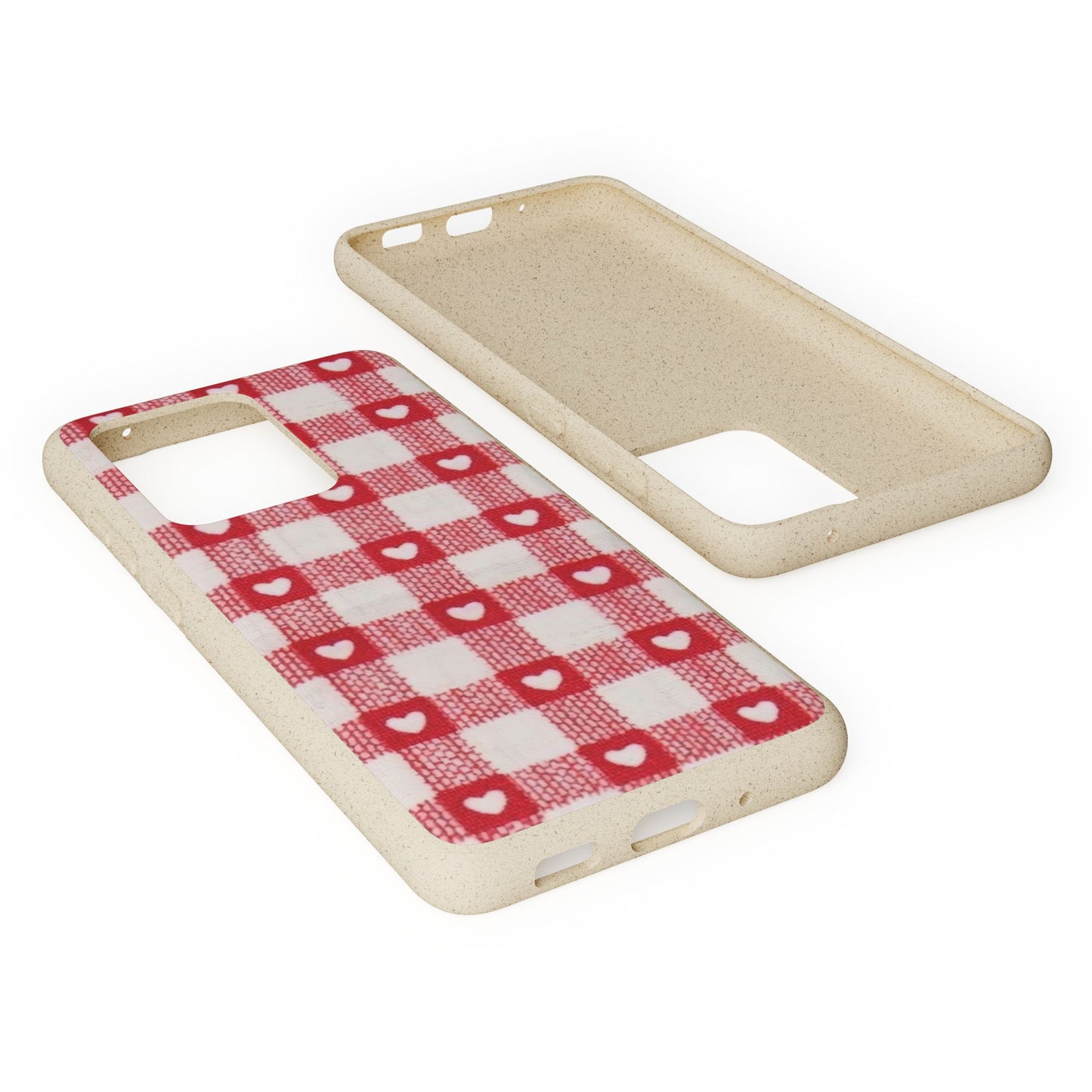 Heart Checkered Biodegradable