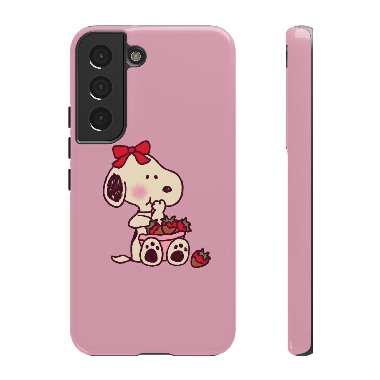 Snoopy eating strawberries 🍓