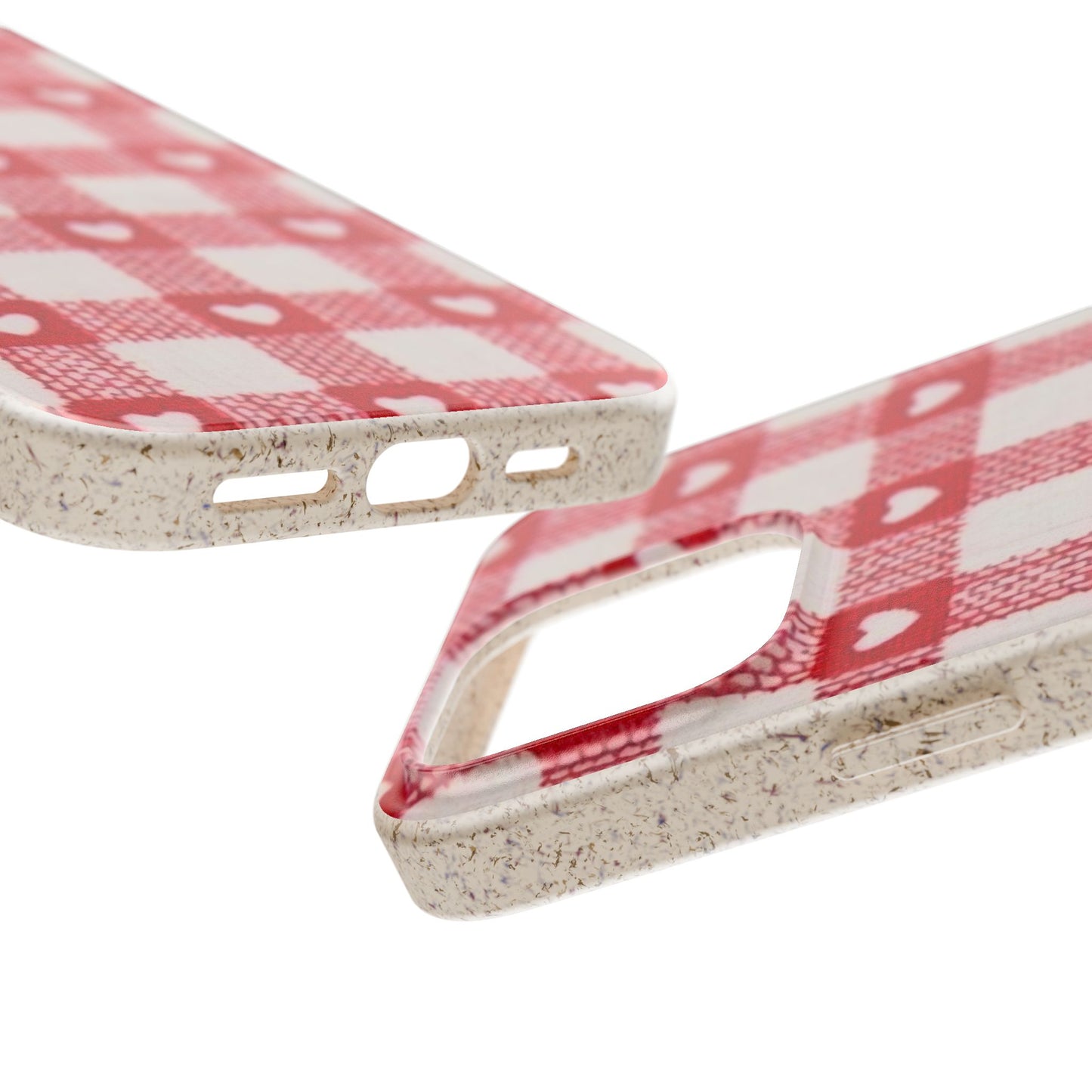 Heart Checkered Biodegradable