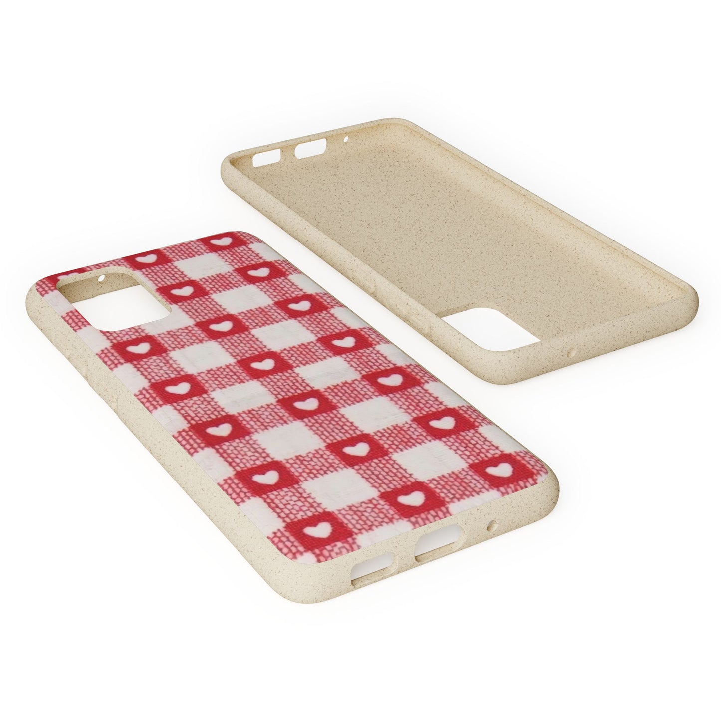 Heart Checkered Biodegradable