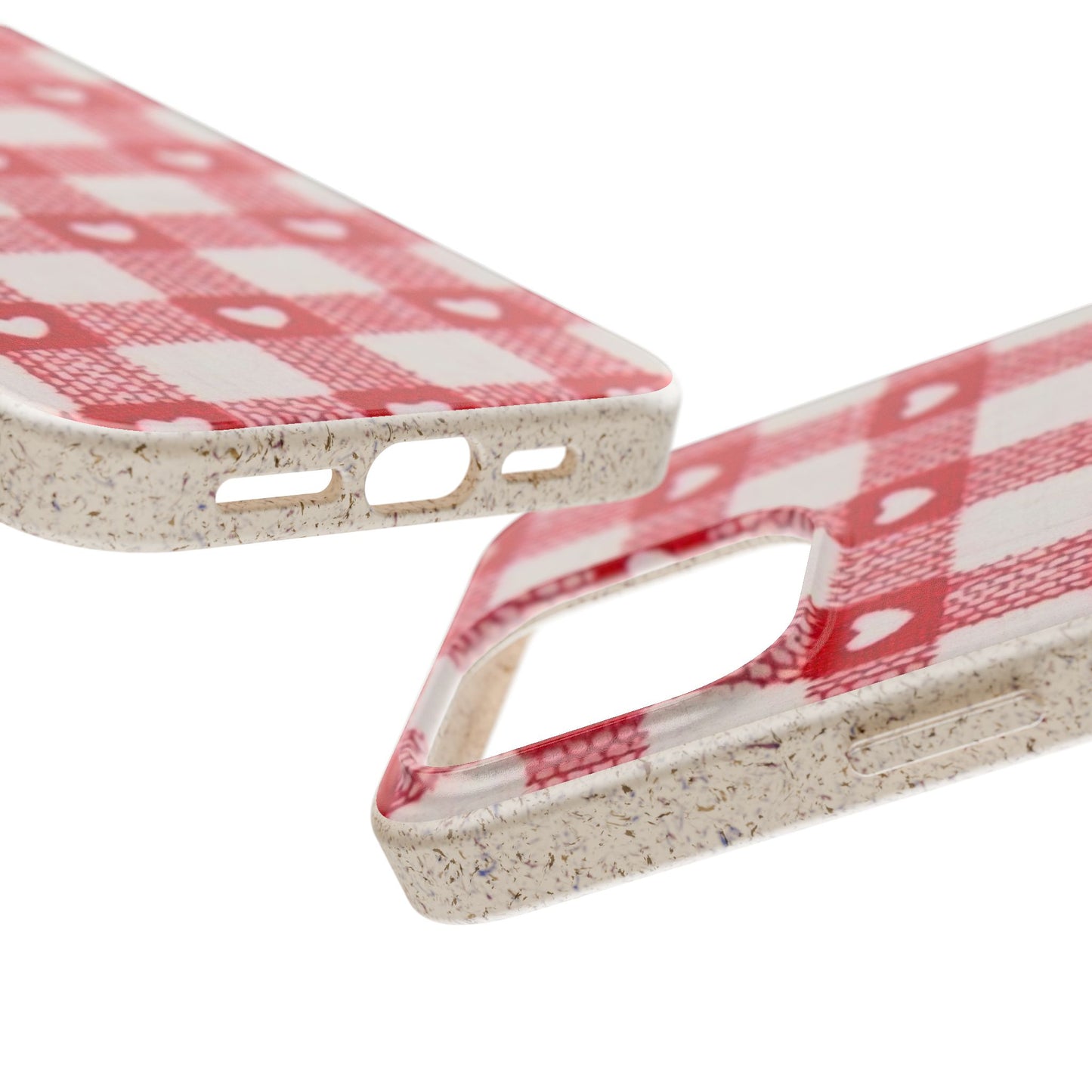 Heart Checkered Biodegradable