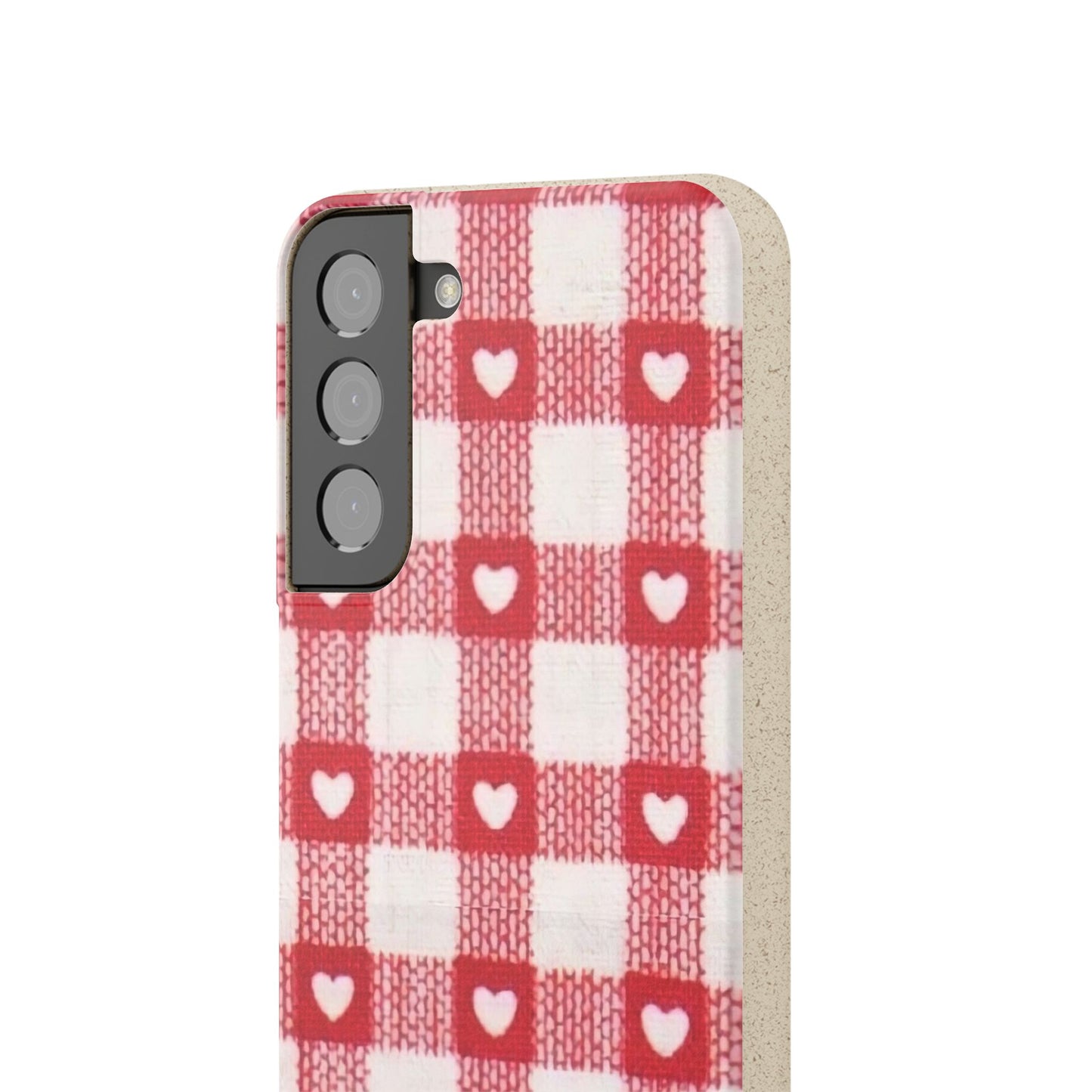 Heart Checkered Biodegradable