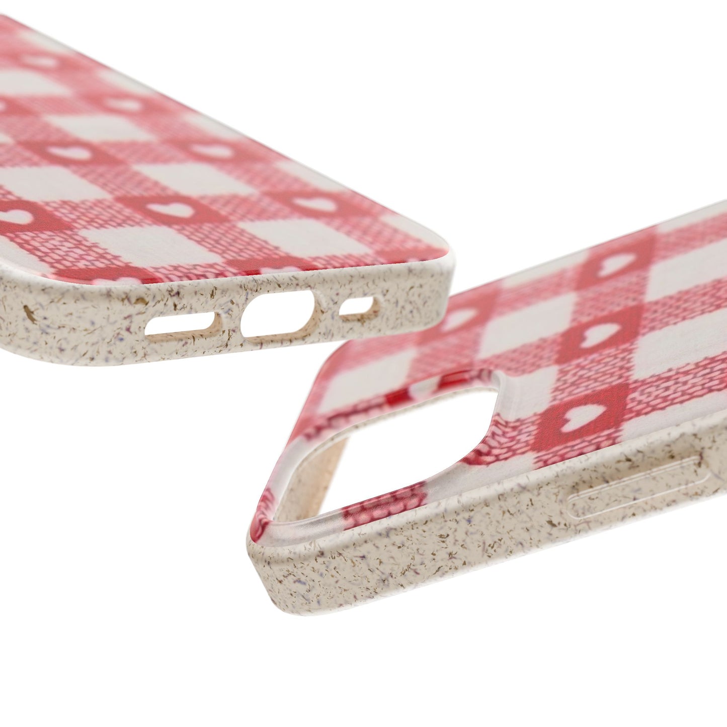 Heart Checkered Biodegradable