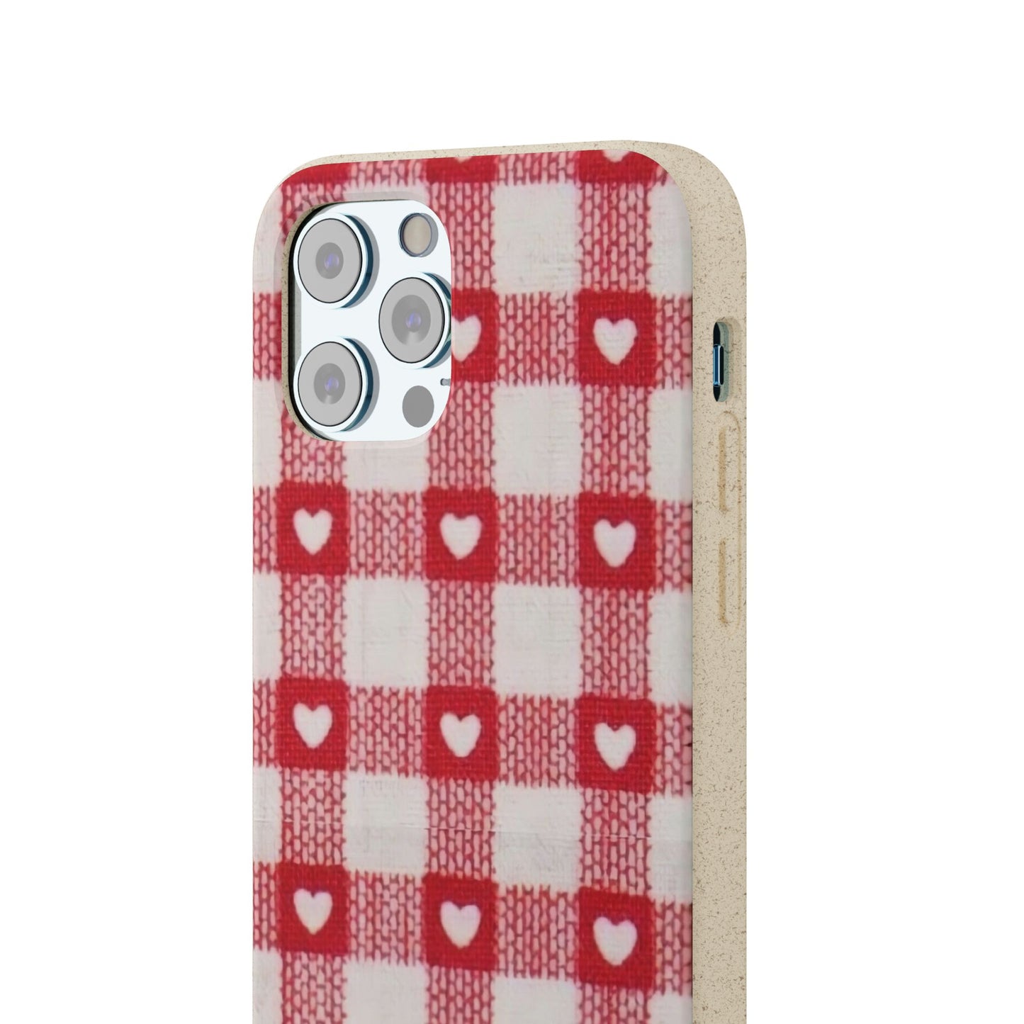 Heart Checkered Biodegradable