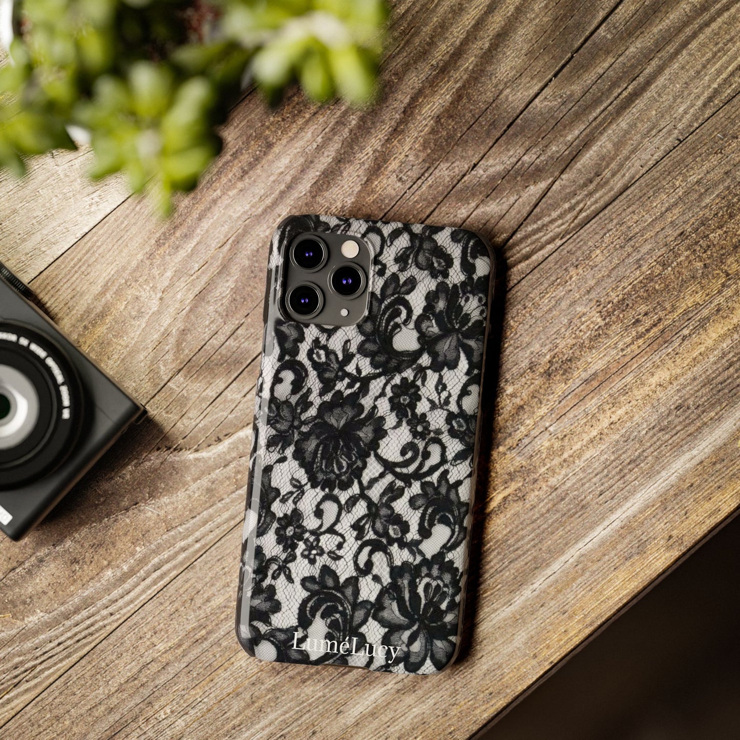 Elegant Floral Lace Slim Phone Cases, Stylish Accessories for Her, Chic Gift for Birthdays, Weddings, Fashionable Tech Gear