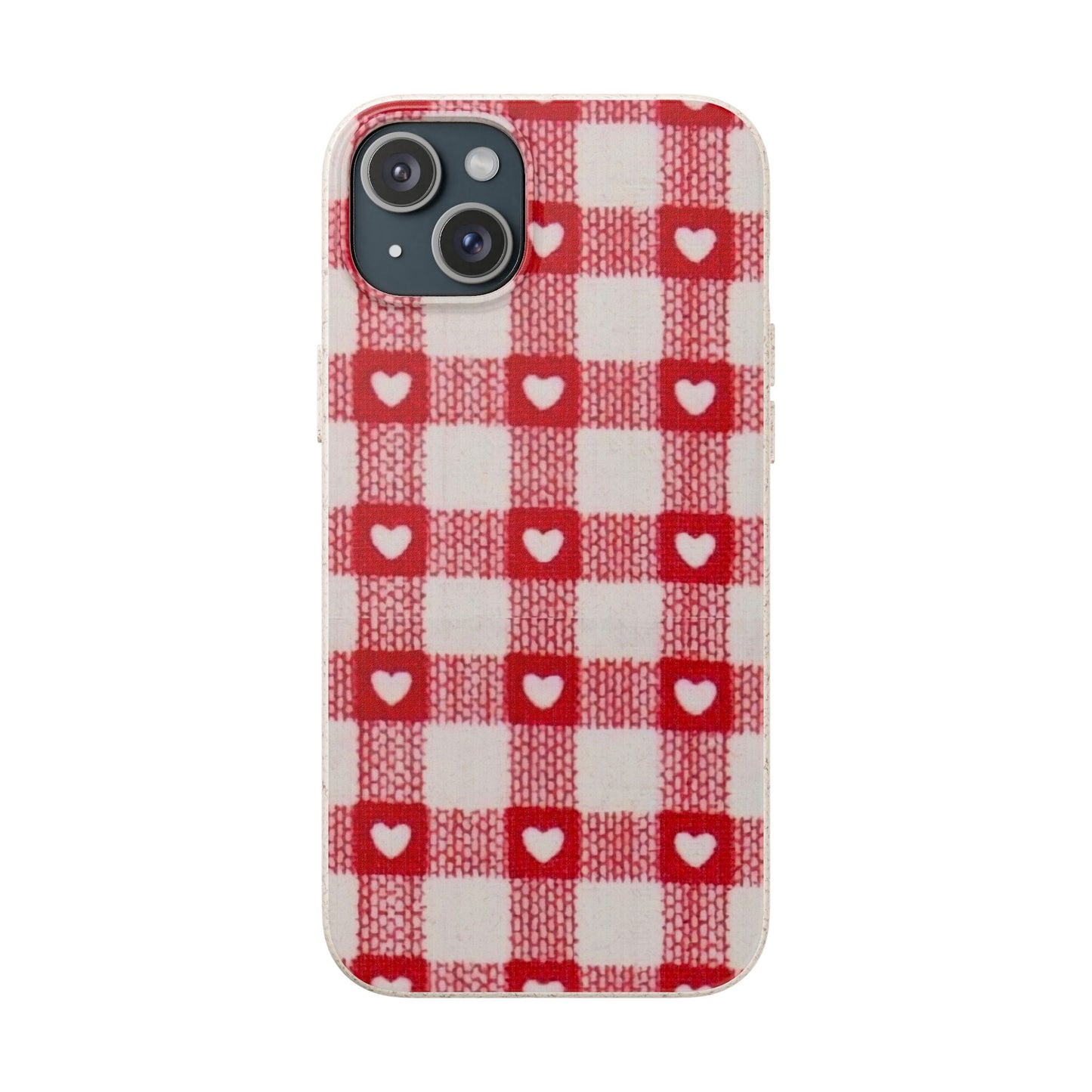 Heart Checkered Biodegradable