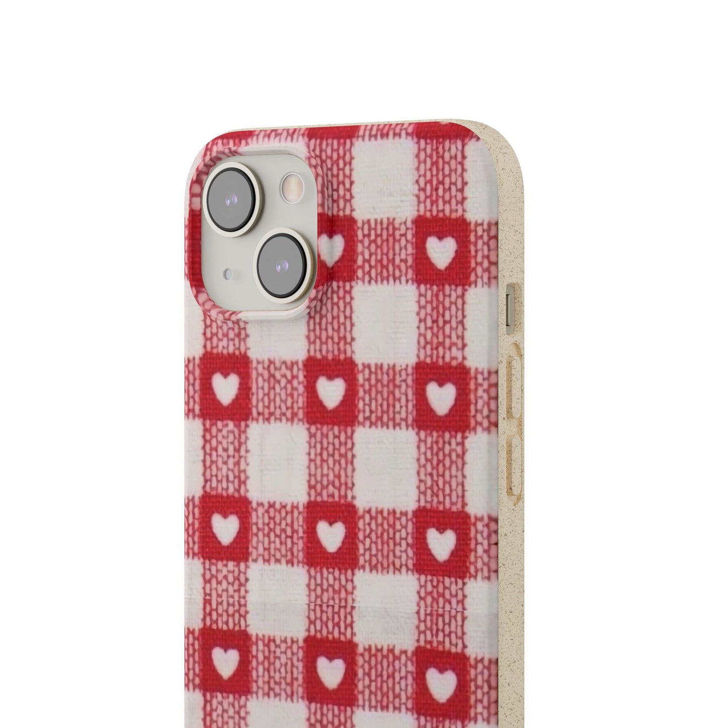 Heart Checkered Biodegradable