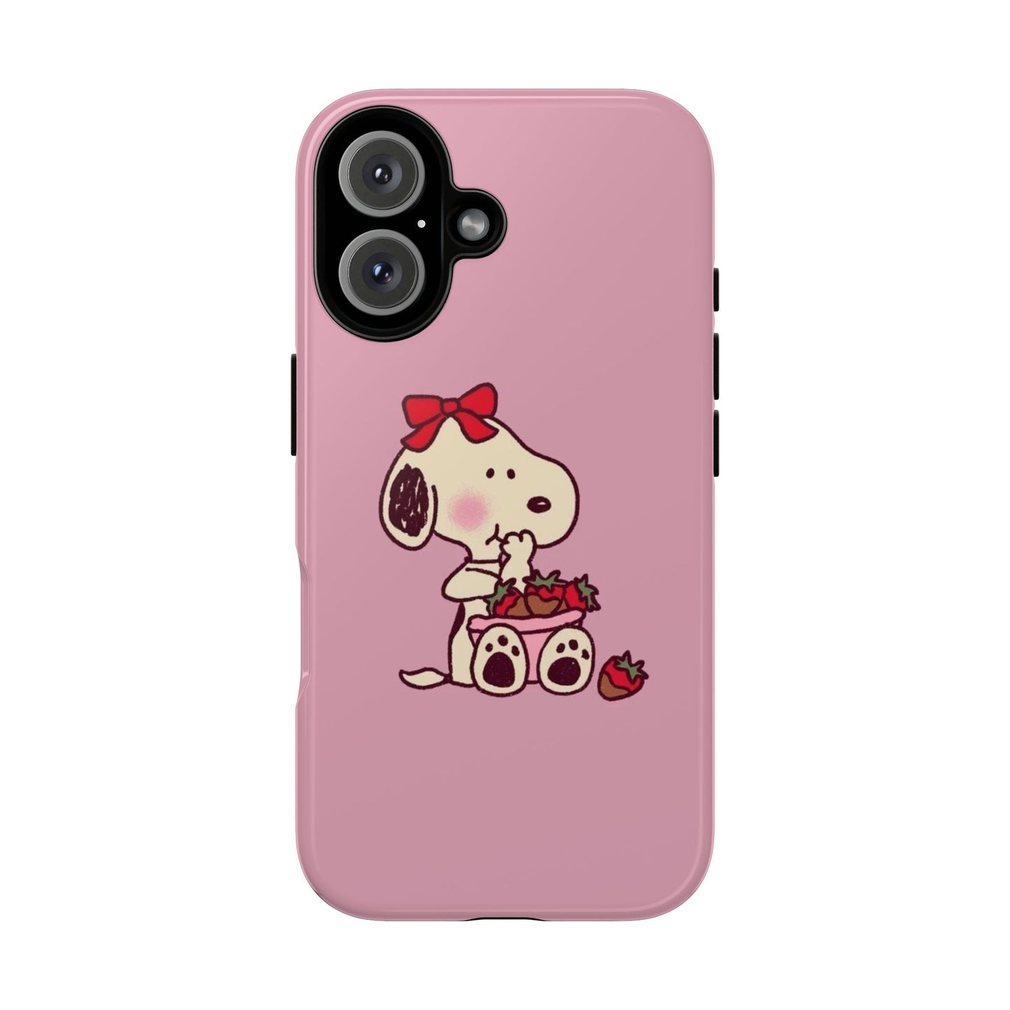Snoopy eating strawberries 🍓