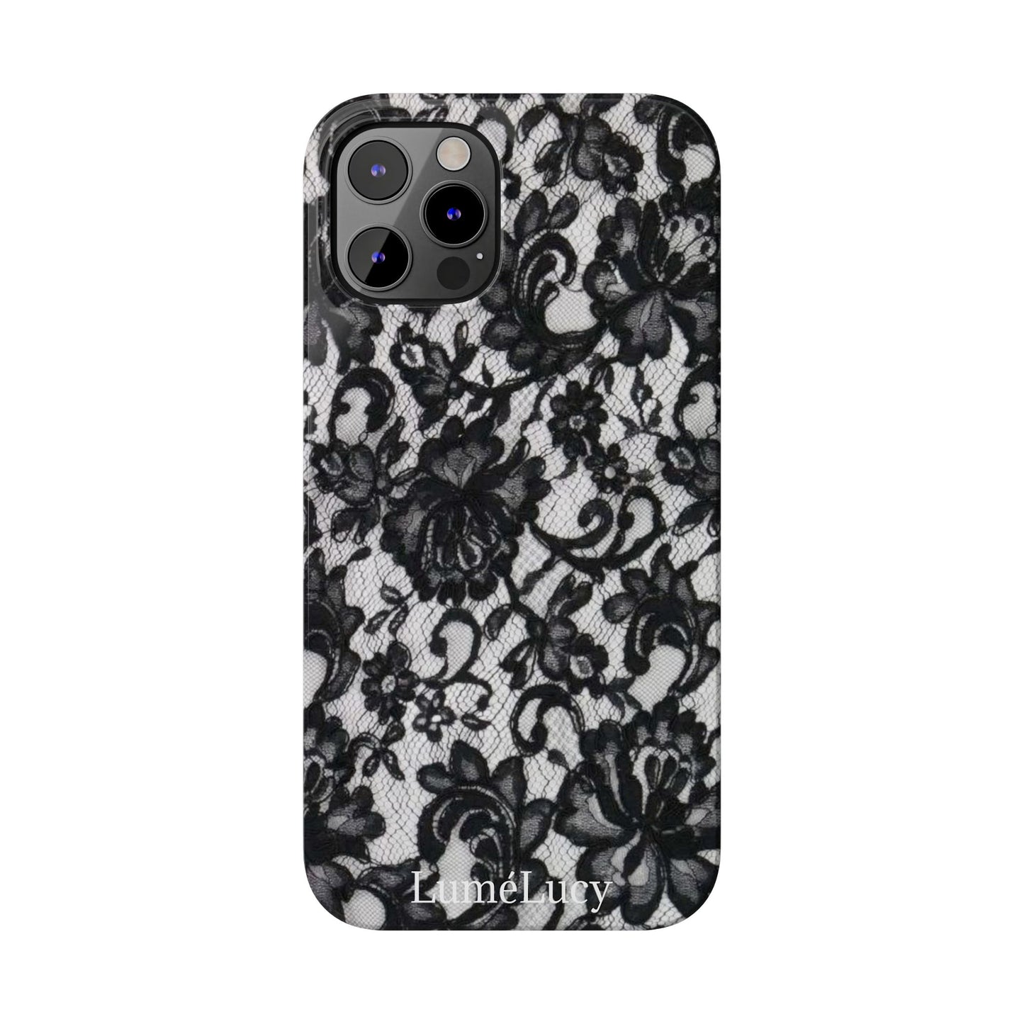 Elegant Floral Lace Slim Phone Cases, Stylish Accessories for Her, Chic Gift for Birthdays, Weddings, Fashionable Tech Gear