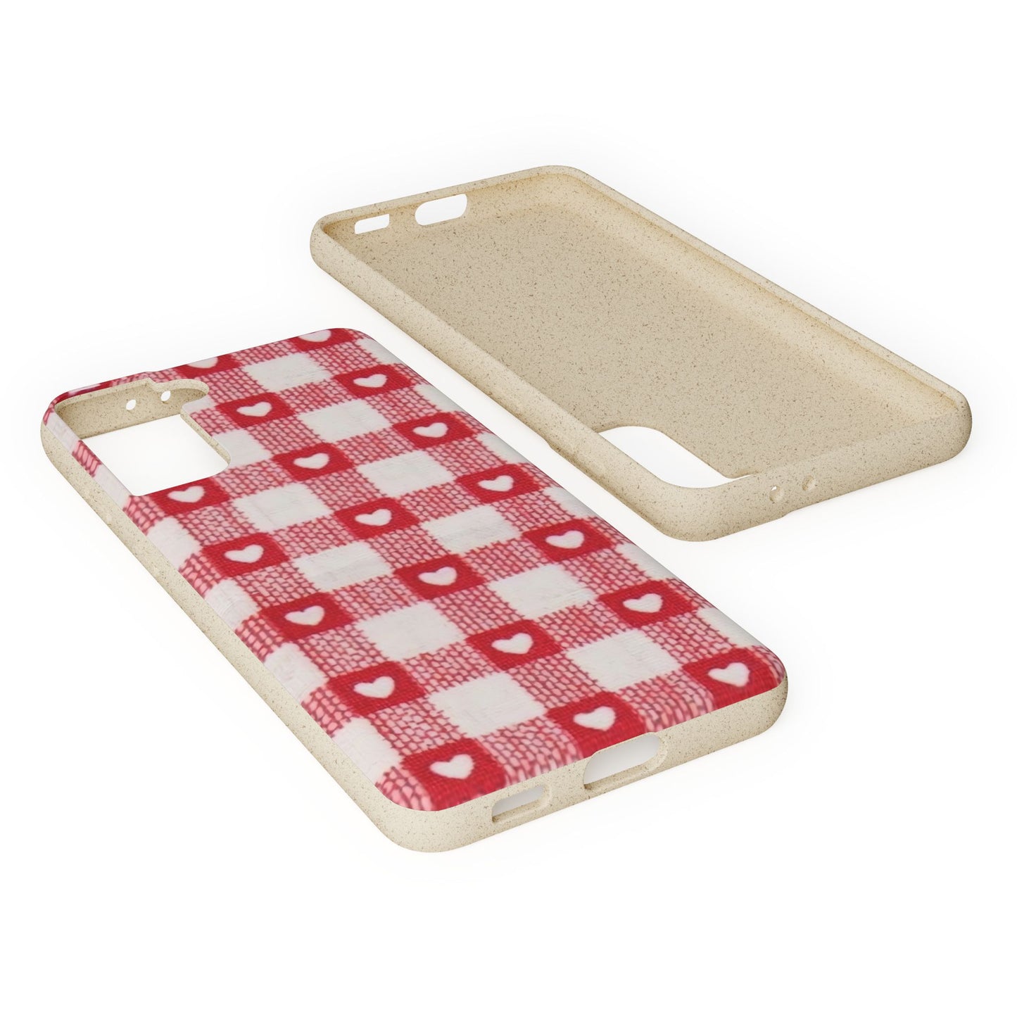 Heart Checkered Biodegradable