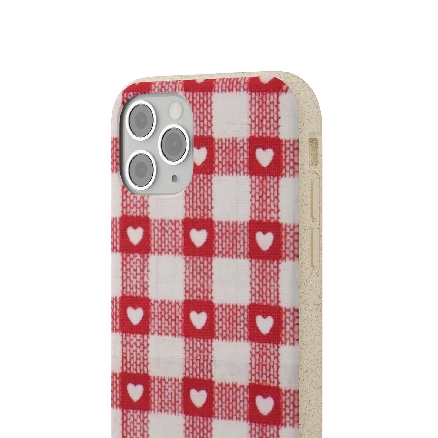 Heart Checkered Biodegradable