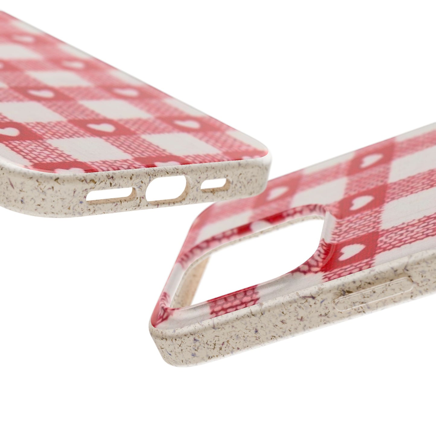 Heart Checkered Biodegradable