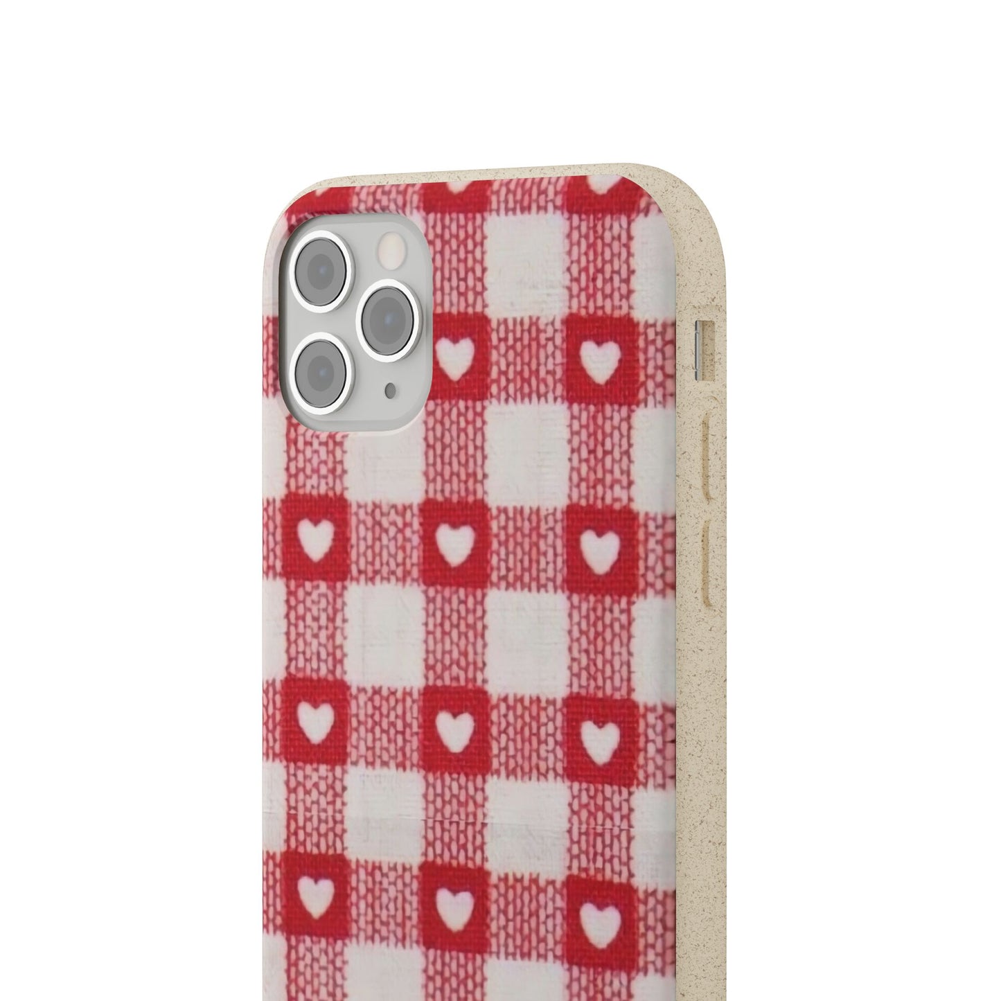 Heart Checkered Biodegradable