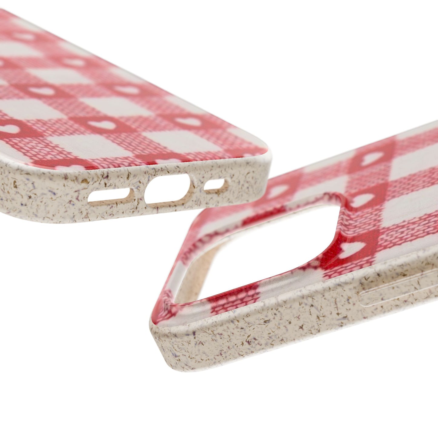 Heart Checkered Biodegradable