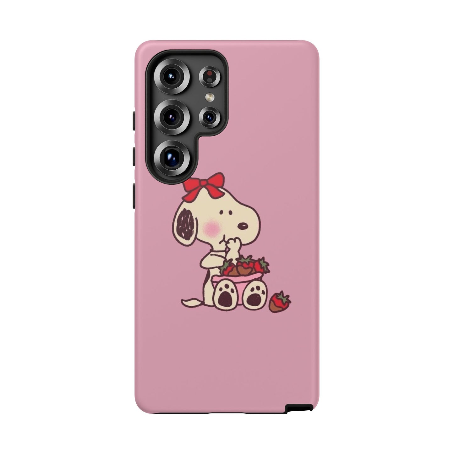 Snoopy eating strawberries 🍓