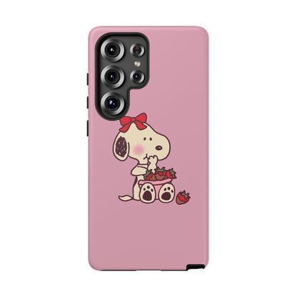 Snoopy eating strawberries 🍓