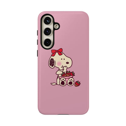 Snoopy eating strawberries 🍓