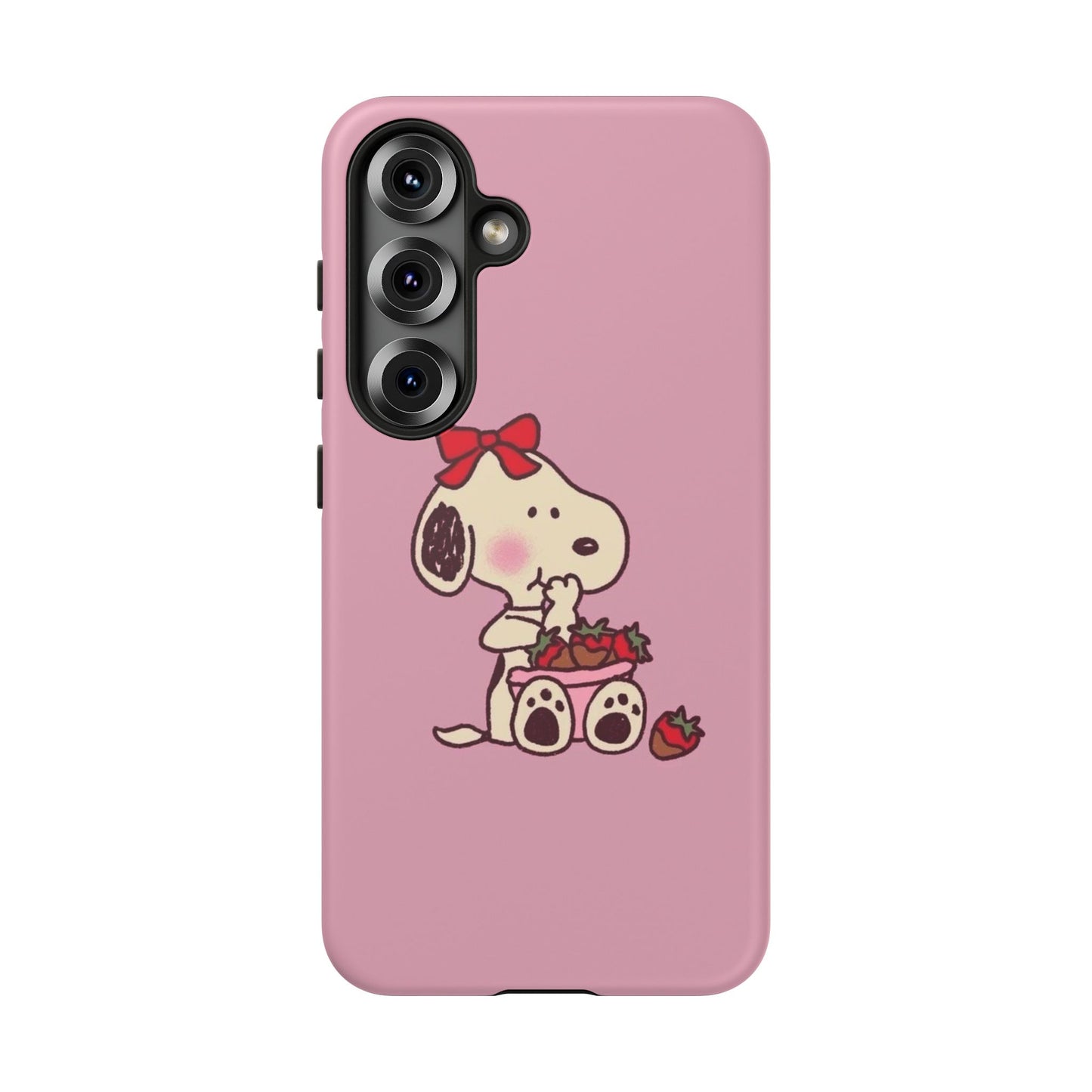 Snoopy eating strawberries 🍓