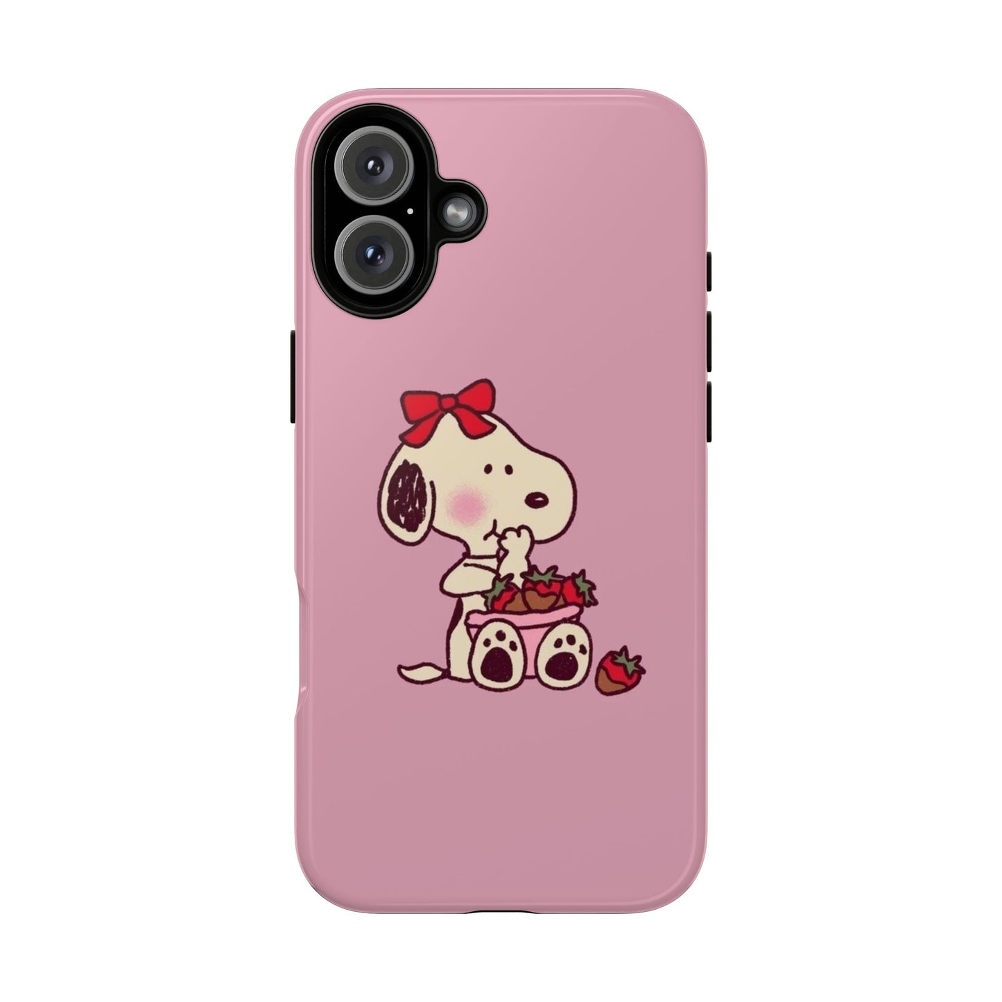 Snoopy eating strawberries 🍓