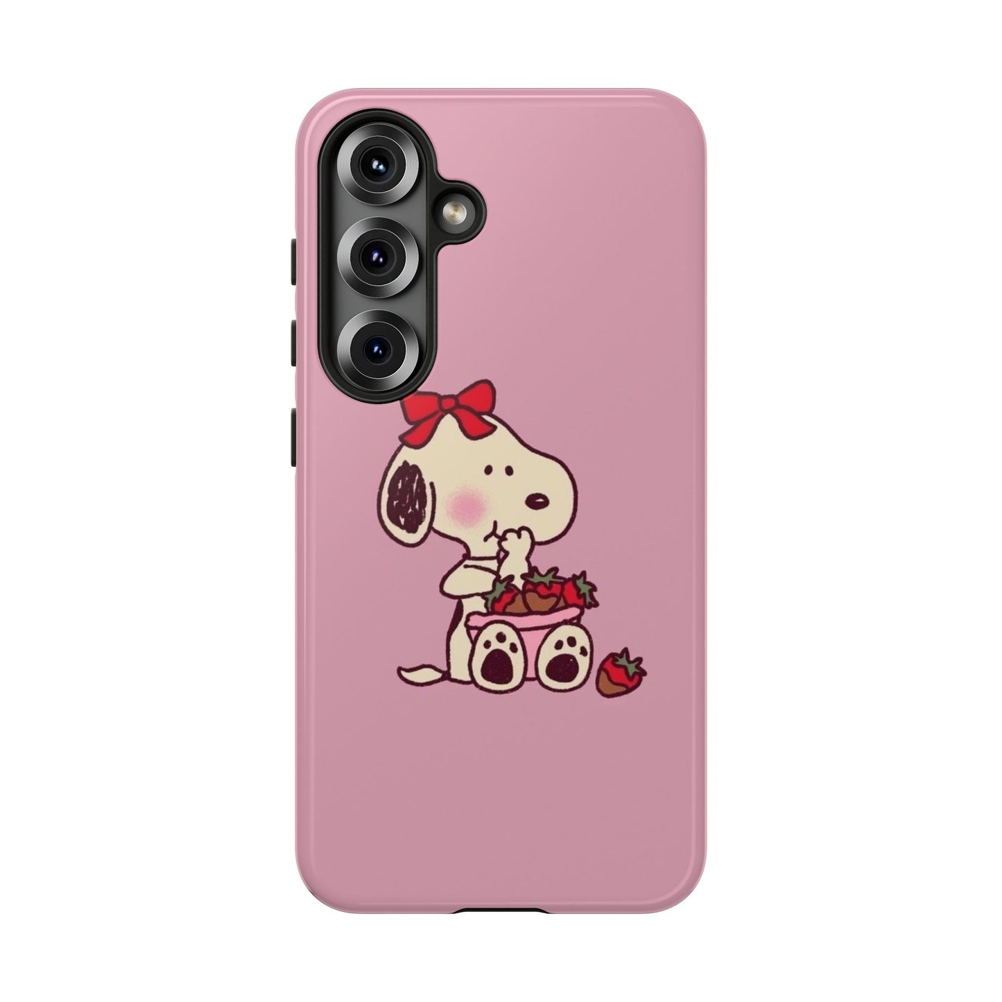 Snoopy eating strawberries 🍓