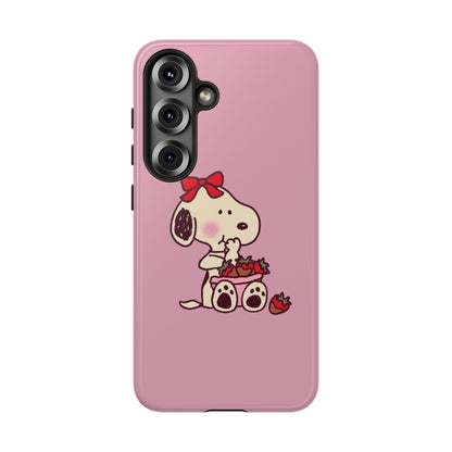 Snoopy eating strawberries 🍓