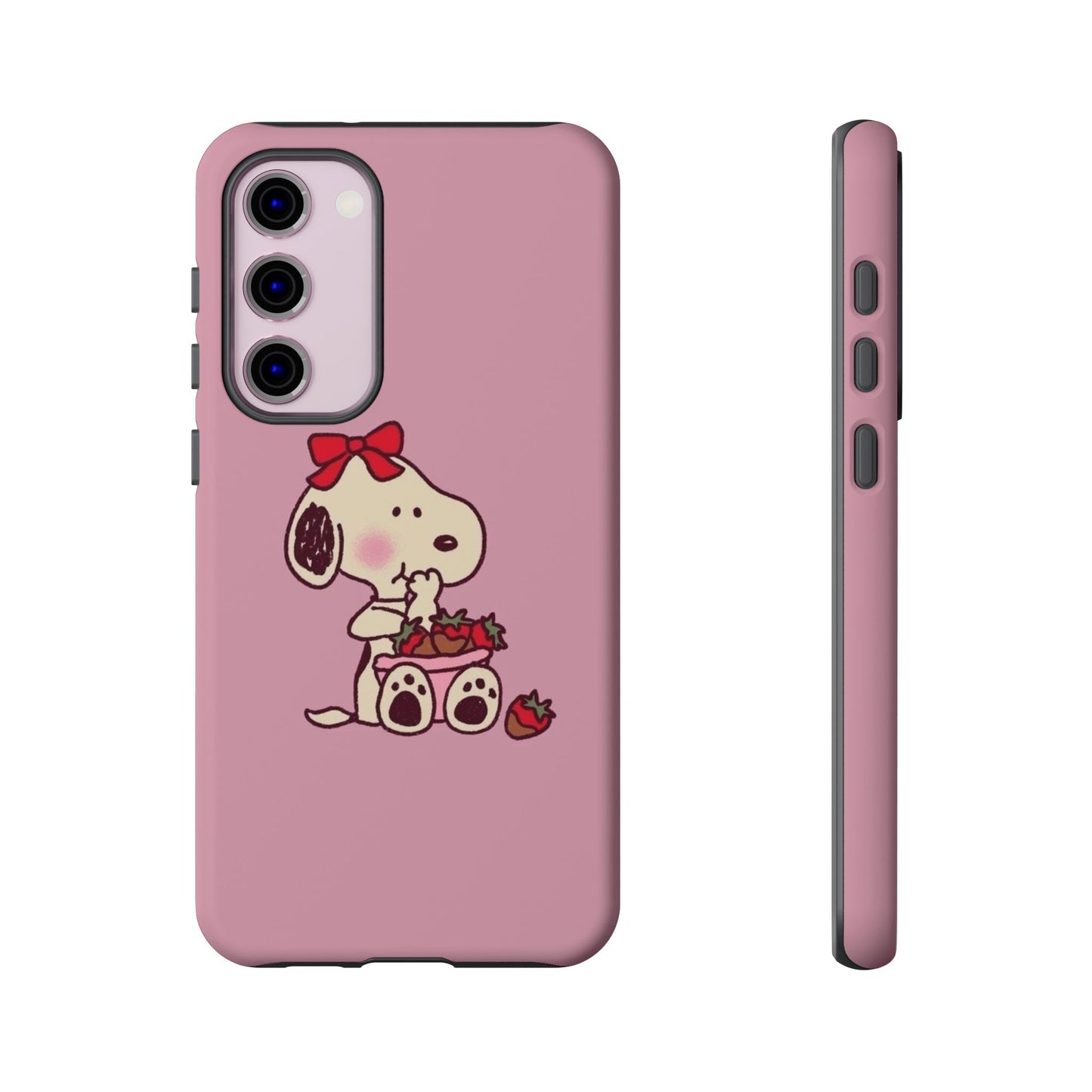 Snoopy eating strawberries 🍓