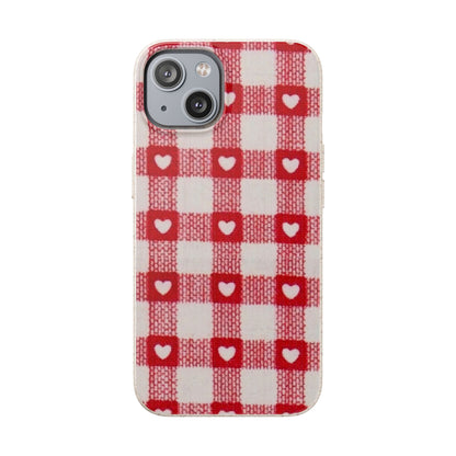 Heart Checkered Biodegradable