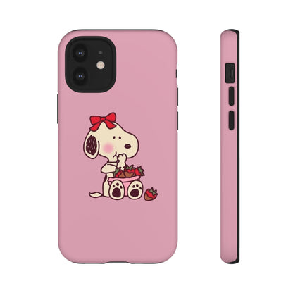 Snoopy eating strawberries 🍓