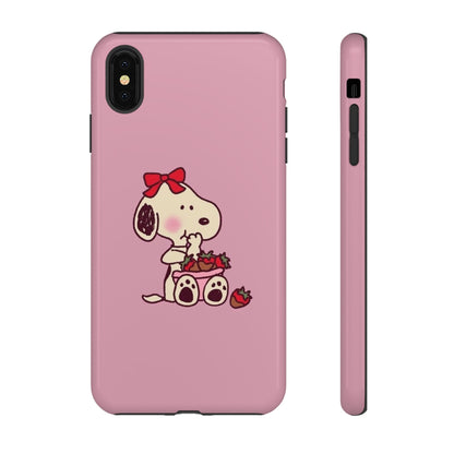 Snoopy eating strawberries 🍓